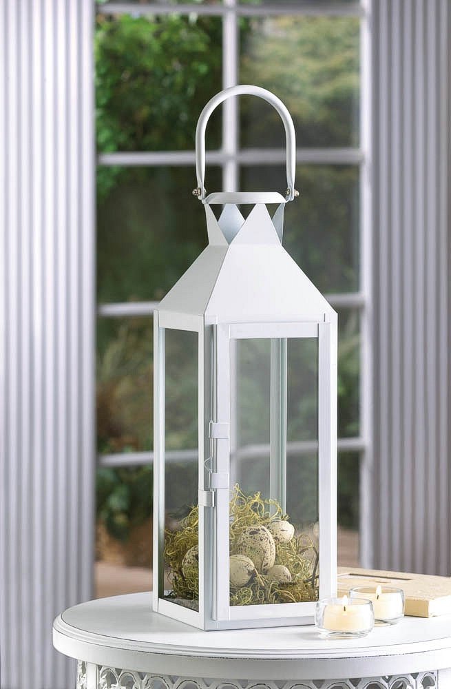 10015429 Wholesale White Manhattan Cable Lantern Candles - Fireproof Heat Resistant LED Candle Lights for Indoor/Outdoor Decor, Wedding, Party & Home Lighting