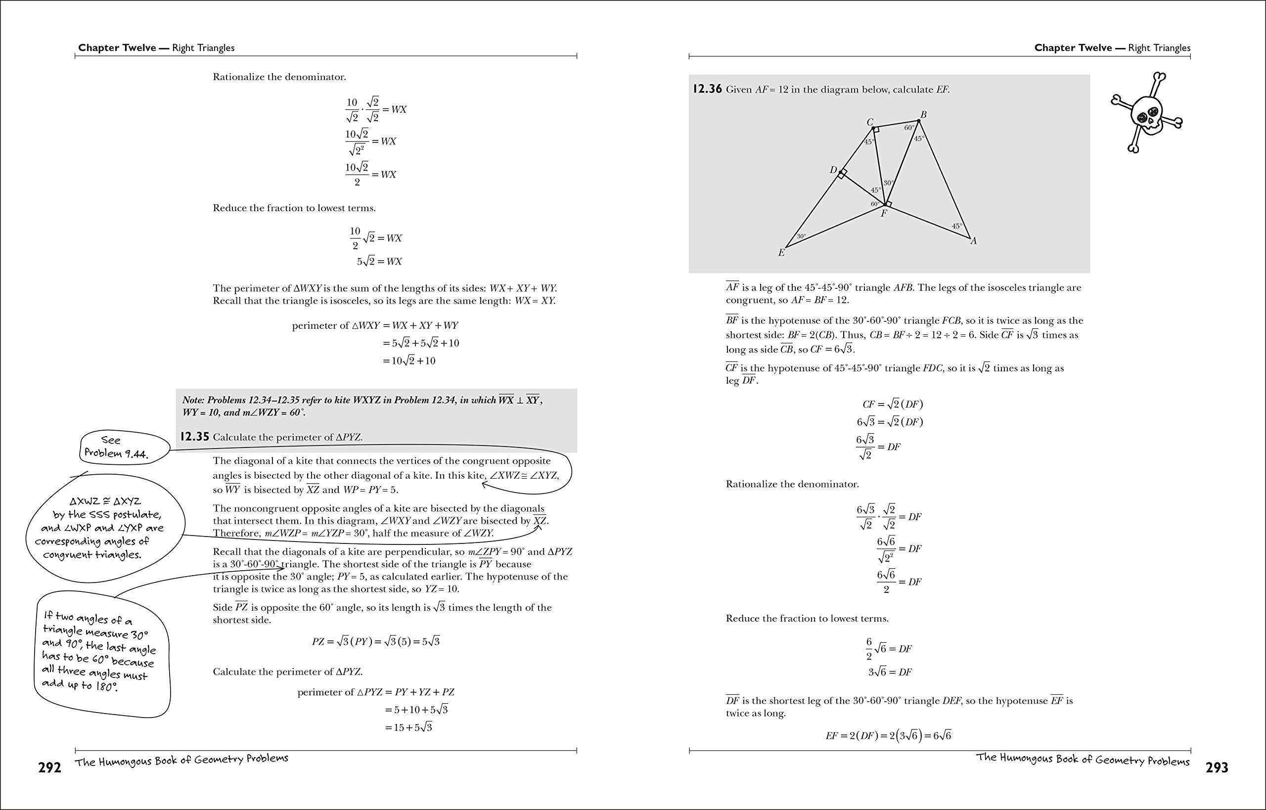 The Humongous Book of Geometry Problems - 1000+ Math Exercises with Solutions | Perfect for High School & College Students, Homeschooling & Self-Study | Humongous Books Series