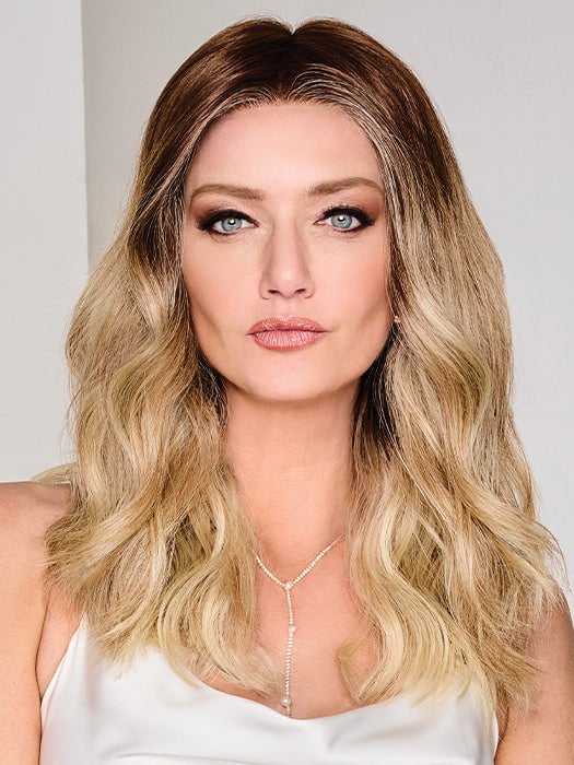 Balayage Beauty Synthetic Lace Front Wig with Mono Top - Natural Looking Human Hair Wig for Women | Perfect for Daily Wear, Cosplay & Special Occasions