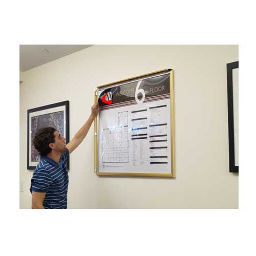 30 x 36 Inch Front Loading Poster Snap Frames with SwingSnaps - 1.25