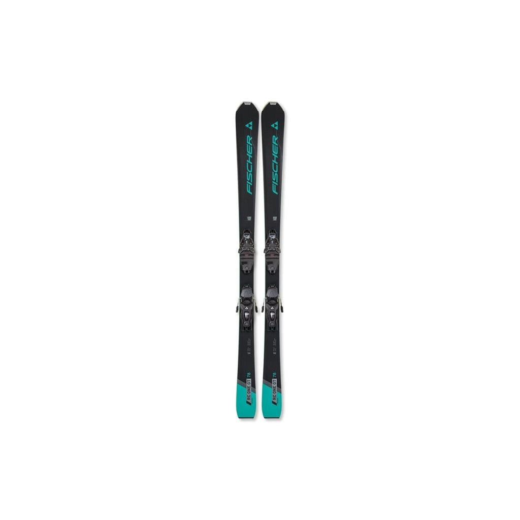Fischer 2024 RC ONE 78 GT TWIN POWERRAIL WS Ski with FIT40621 RSW 10 GW Binding - All-Mountain Performance for Intermediate to Advanced Skiers