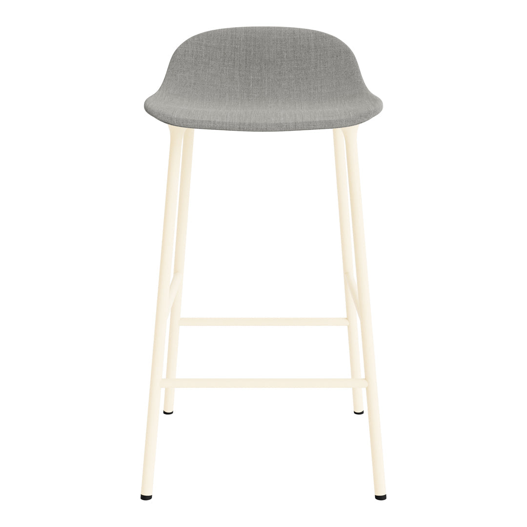 Modern Form Counter Stool with Sturdy Metal Legs & Comfortable Upholstered Seat - Perfect for Kitchen Islands, Breakfast Bars & Home Decor