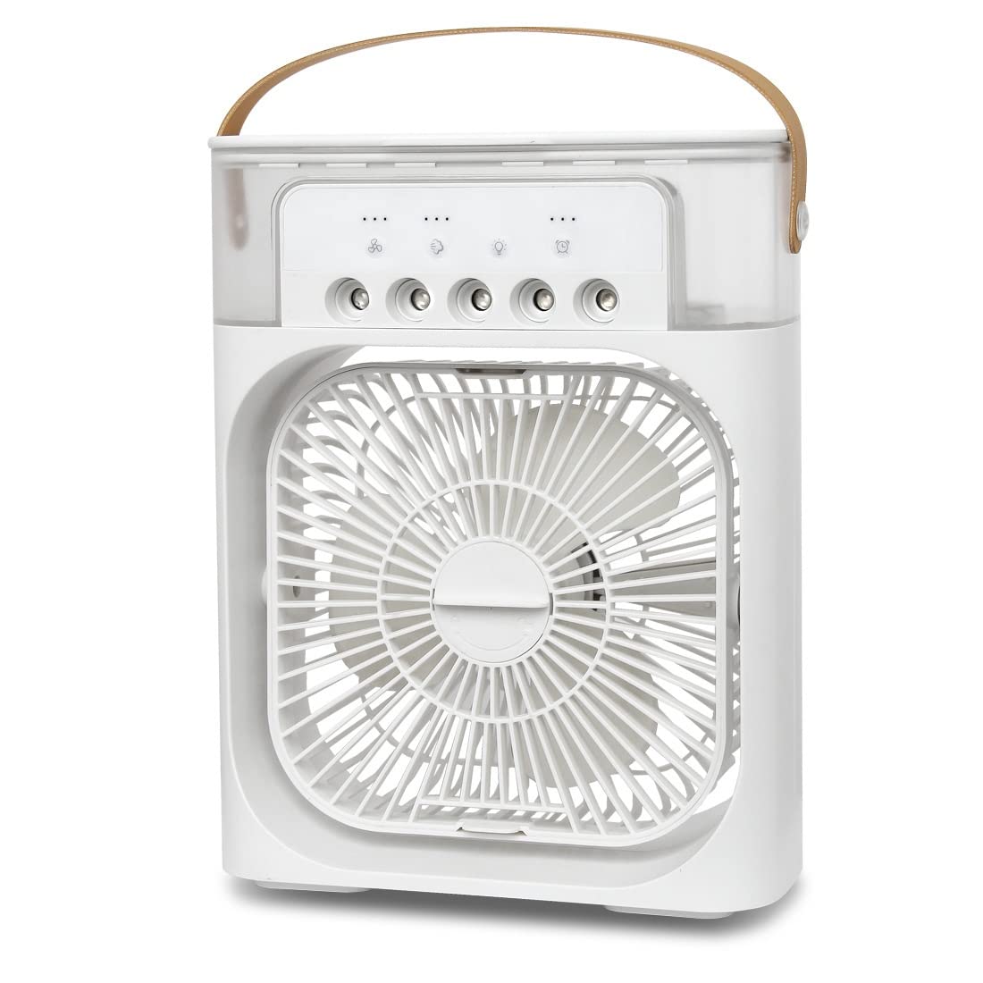 WXLBHD Portable Air Conditioner Fan for Office & Home - Mini Desktop Evaporative Air Cooler with Adjustable Wind Direction, 600ml Large Water Tank, Quiet Operation - Perfect for Small Rooms, Dorm, Bedroom & Workspace Cooling