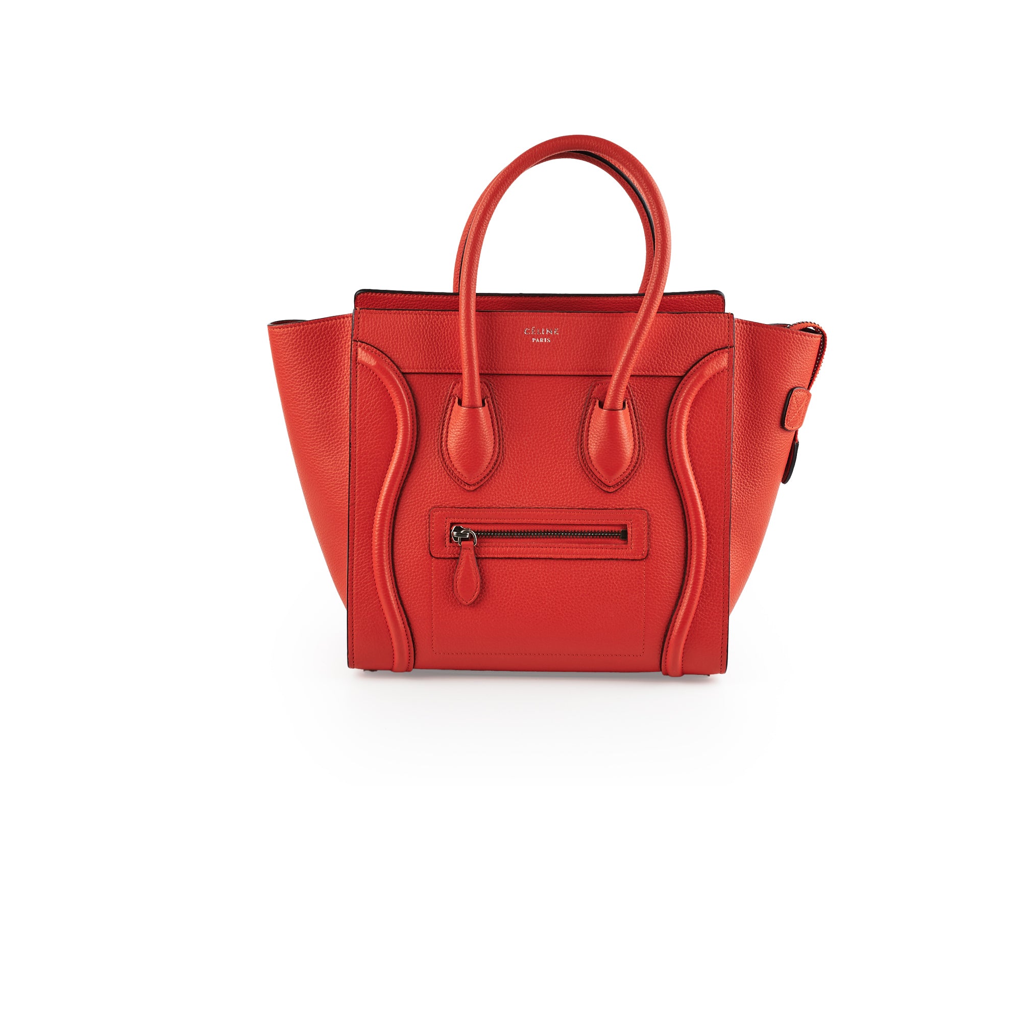 Celine Micro Luggage Bag in Red - Stylish Crossbody Handbag for Women, Perfect for Travel, Work & Everyday Use