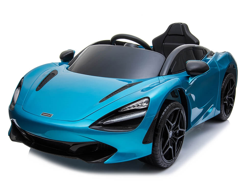 McLaren 720S 12V Kids Electric Ride-On Car with Remote Control - Blue - Perfect for Birthday Gifts & Outdoor Play