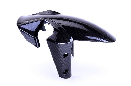 Bestem CBDU-MUL12-FFD Black Carbon Fiber Front Fender for Ducati Multistrada 1200 (2010-2013) | Lightweight Motorcycle Body Upgrade | Perfect for Street Riding & Performance Enhancement