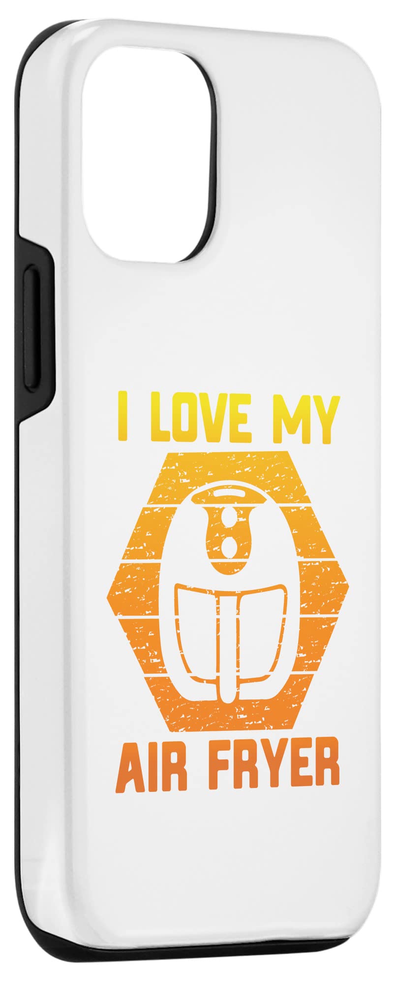 Funny Low Carb Cooking Quote iPhone 12/12 Pro Case - 'I Love My Air Fryer' Protective Phone Cover for Cooking Enthusiasts | Perfect for Kitchen, Gym & Daily Use
