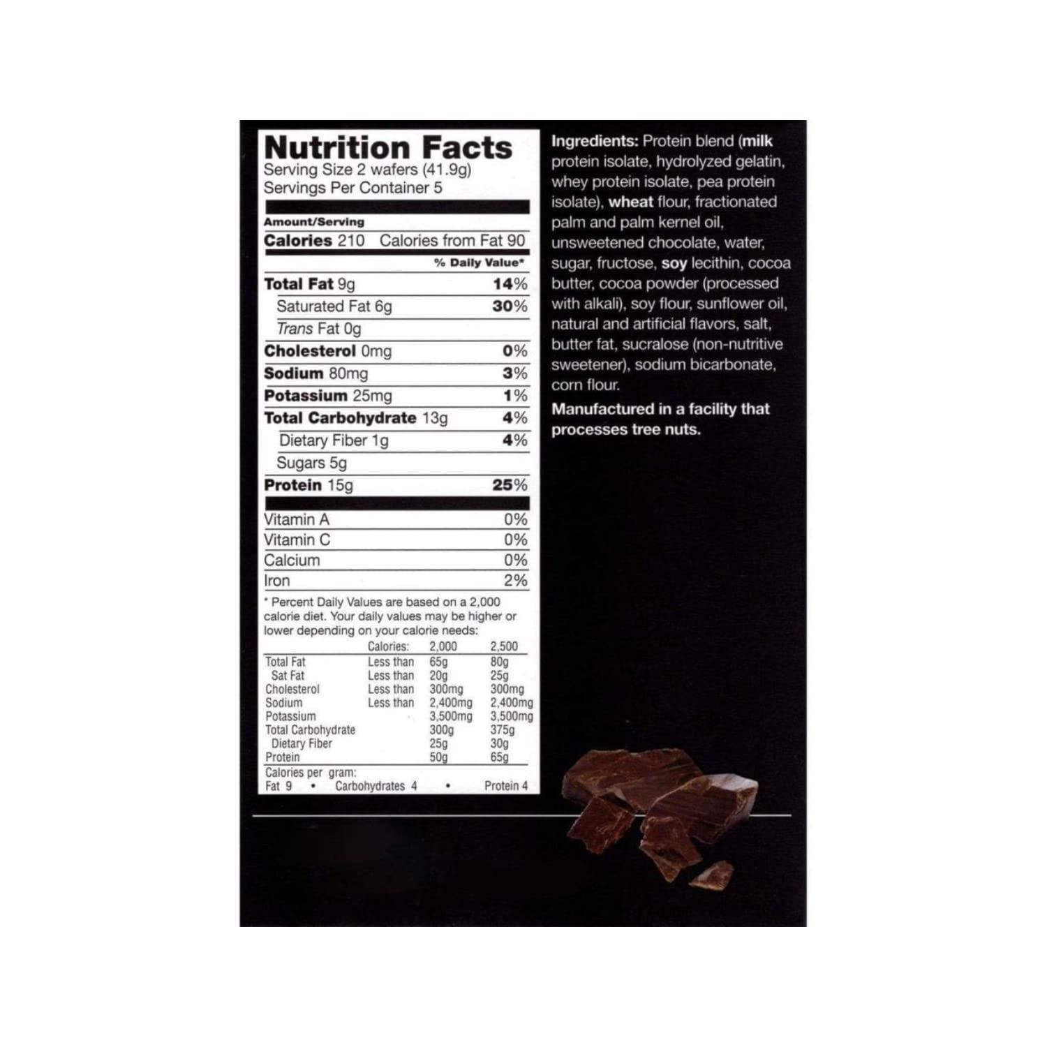 PROTIFIT - High Protein Chocolate Wafer Bar 3 Pack | 15g Protein, Low Calorie, Low Carb & Fat Free Snack | Keto Friendly, Ideal Protein Compatible | Perfect for Workouts, Weight Loss & On-the-Go Nutrition (3 Bars per Pack)