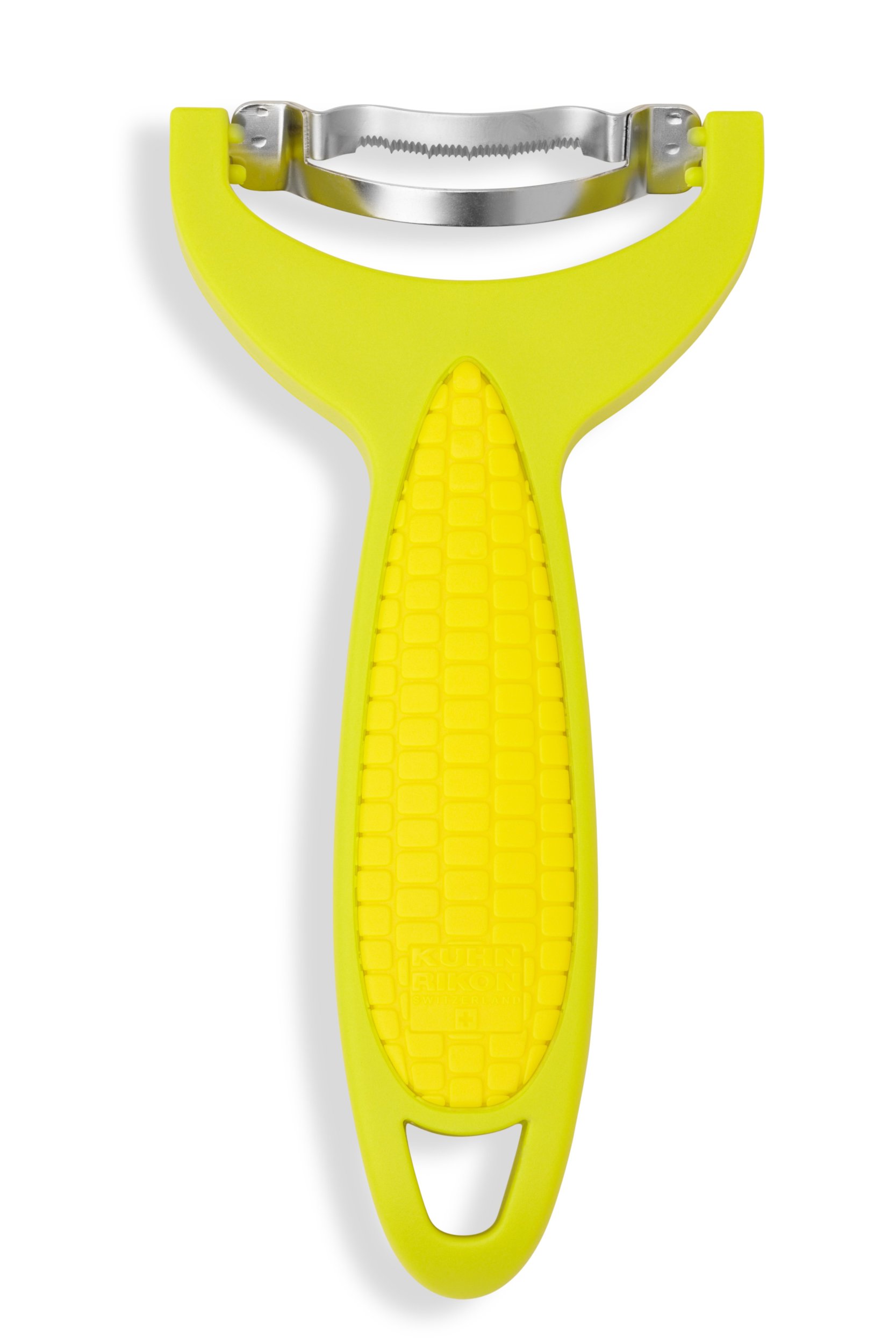 Kuhn Rikon 6-Inch Corn Stripper - Yellow Corn Kernel Remover Tool for Fresh Corn, Grilling & Meal Prep