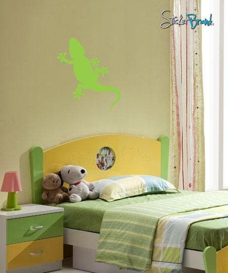 Premium Vinyl Wall Decal Sticker - Realistic Gecko Lizard Design #451 | Waterproof & Removable Home Decor for Living Room, Bedroom, Nursery