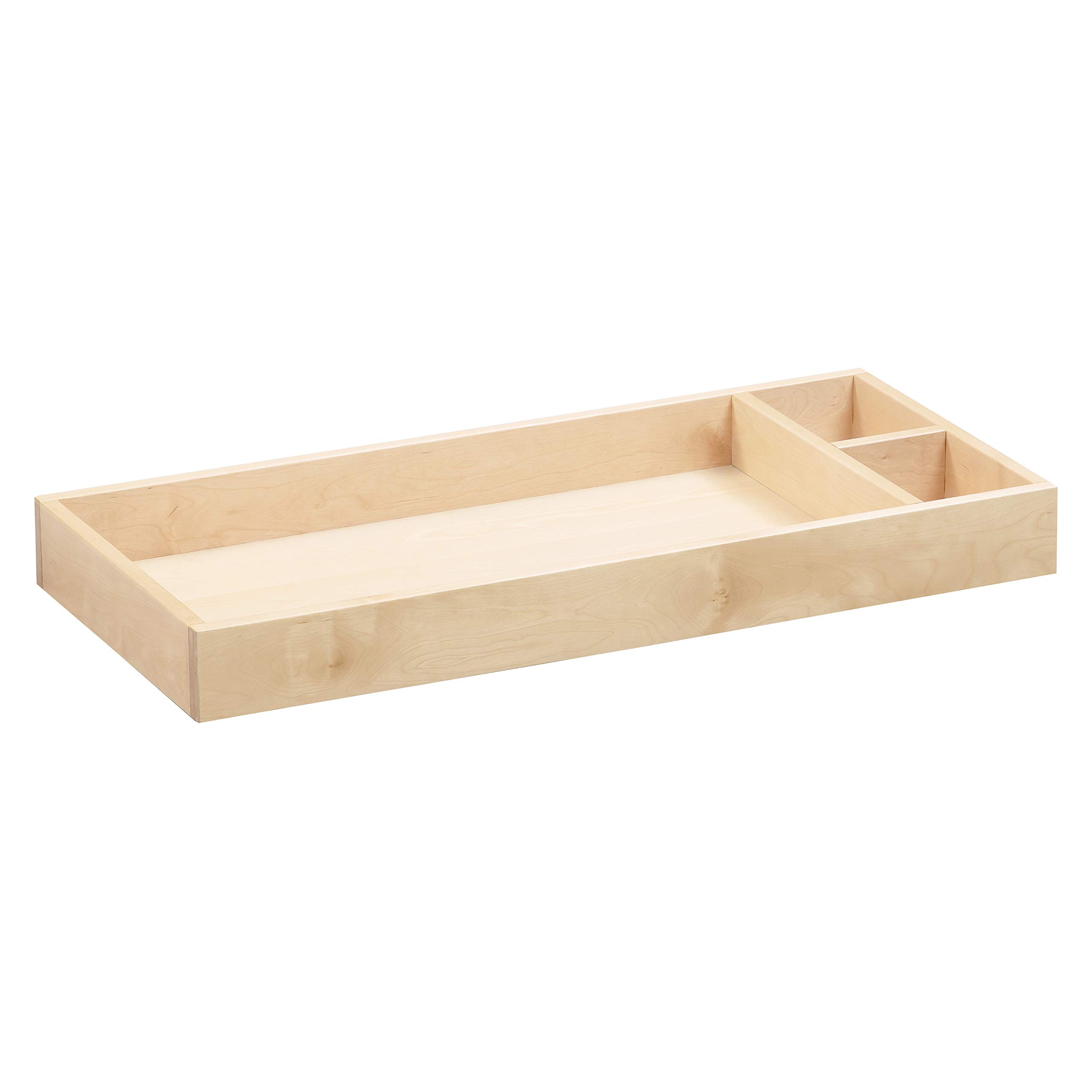 Ubabub Removable Changing Tray for Nifty Baby Crib - Natural Birch Wood - Easy Clean Diaper Changing Station for Nursery & Travel