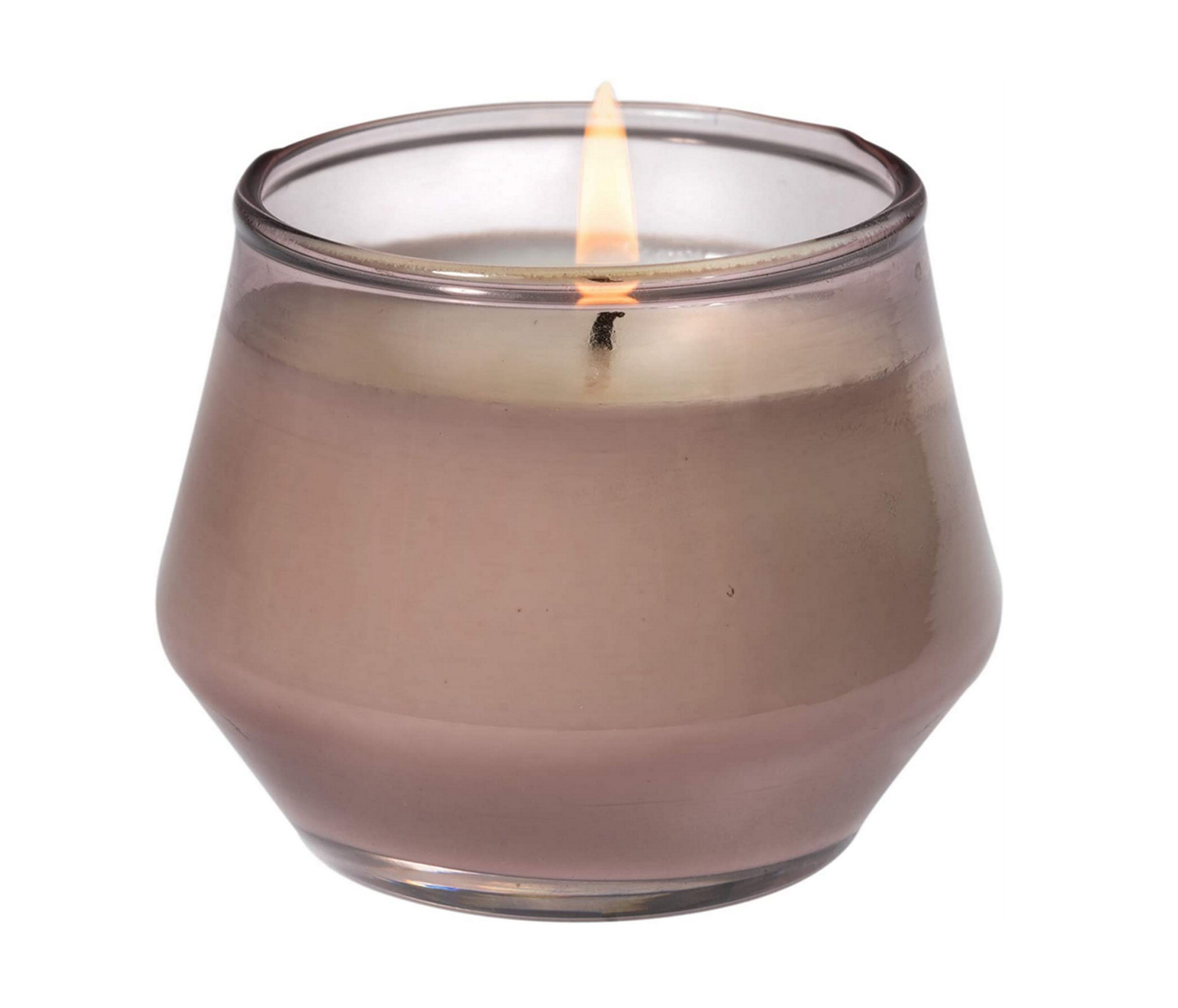 Aromatique Urban Garden Glass Candle - White Amaryllis & Rosemary Scent, Mini 3oz for Home Decor, Relaxation & Gift Giving