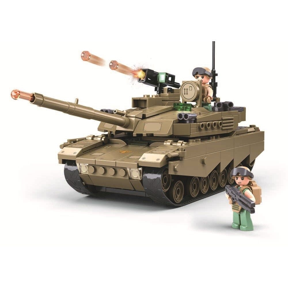 Sluban OEF M1XS Tank Building Blocks Set - Military Model Kit for Kids & Adults - Creative DIY Toy for Collectors & Enthusiasts | Perfect for Gifts, Display, and War Game Scenes