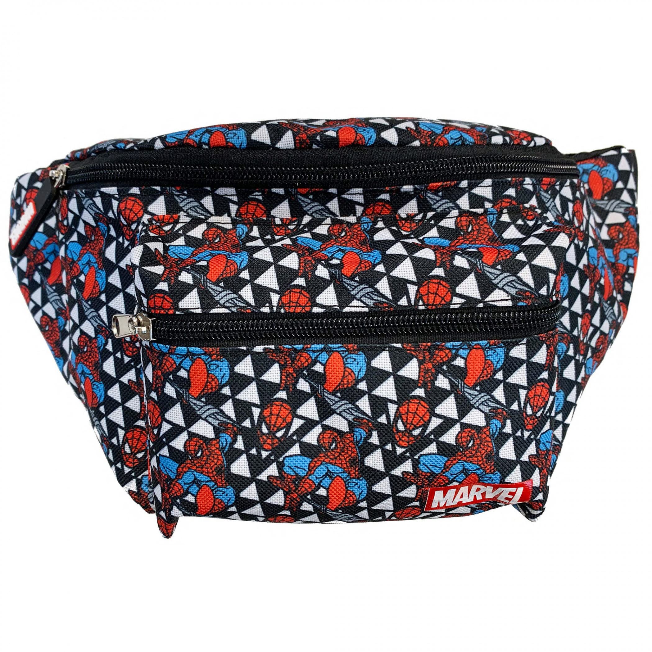 Spider-Man Retro Waist Pack - Adjustable Belt Bag for Cosplay, Comic Con & Everyday Use - Hands-Free Waist Pouch for Travel, Hiking & Theme Parks