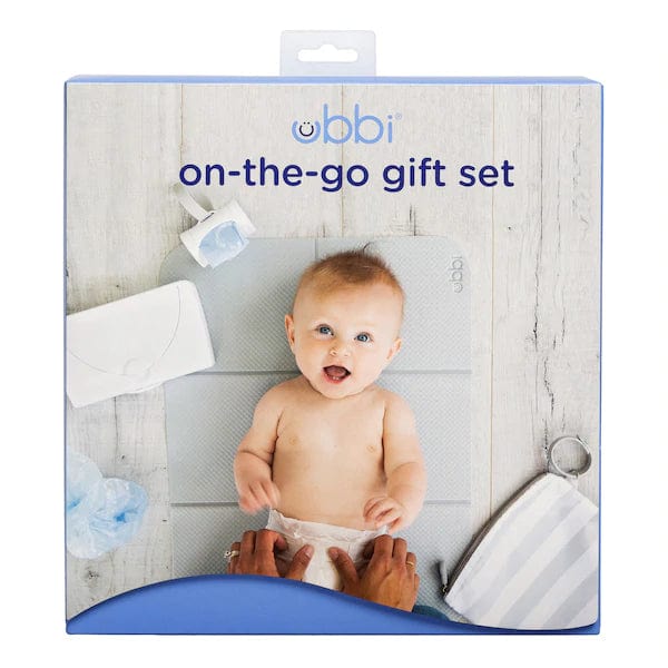 Ubbi On The Go Diaper Changing Kit - Portable Baby Essentials for Travel & Outings | Perfect for Diaper Bags, Strollers & Quick Changes On-The-Go
