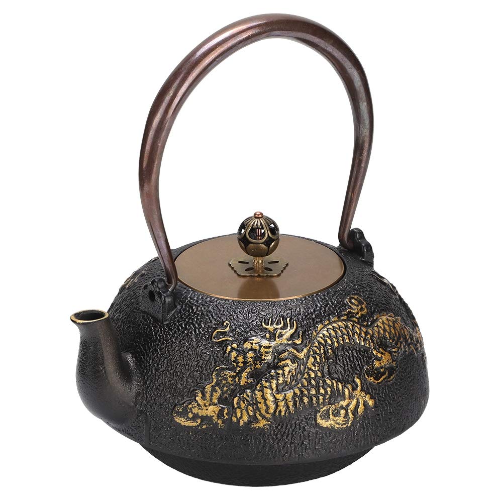 Premium Mini SsangYong Classic Cast Iron Teapot with Handle - Authentic Korean Style for Tea Brewing | Perfect for Home, Office & Tea Ceremonies | AlvinliteHome