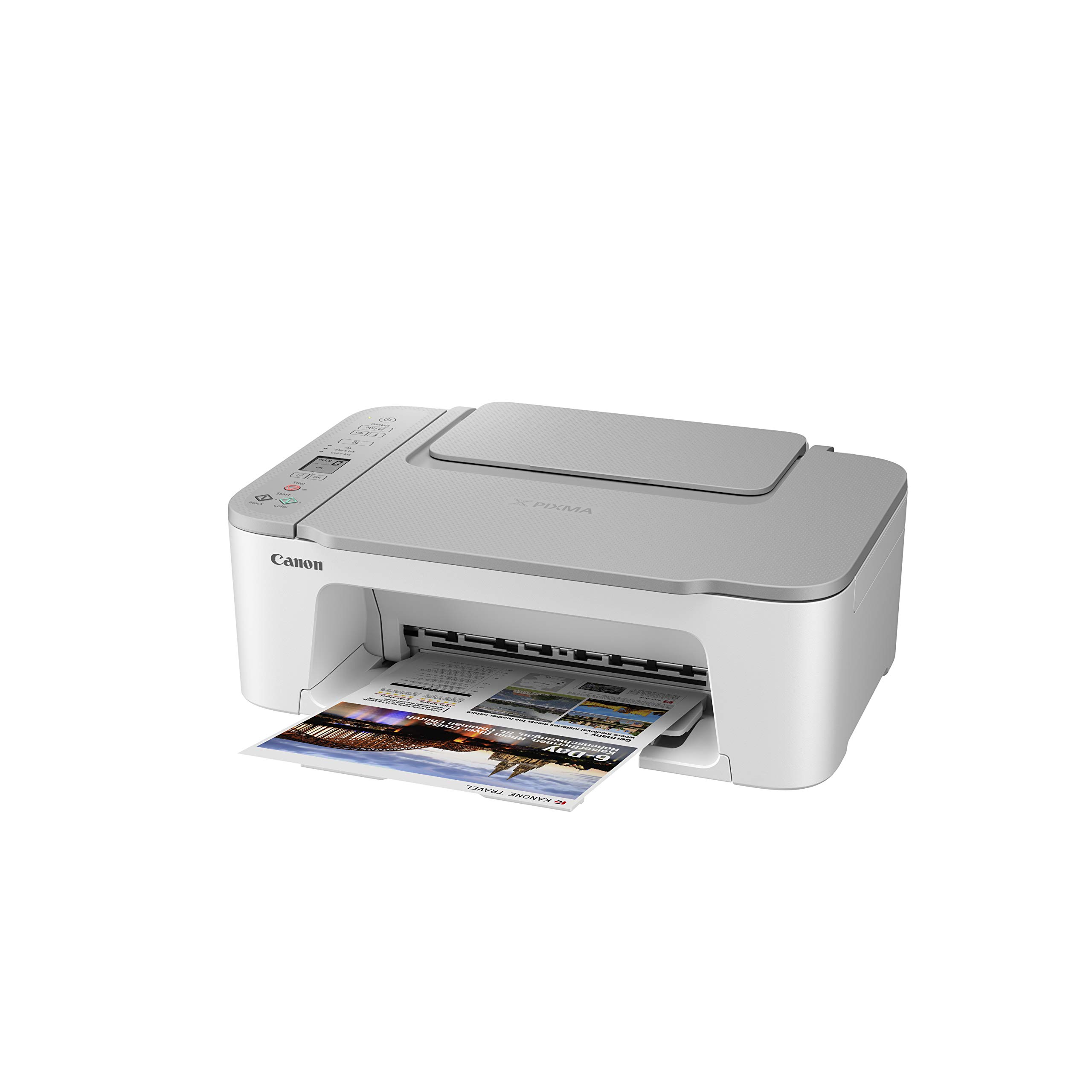 Canon PIXMA TS3420 Wireless All-in-One Inkjet Printer with Mobile Printing - White | Perfect for Home Office, School Projects & Photo Printing