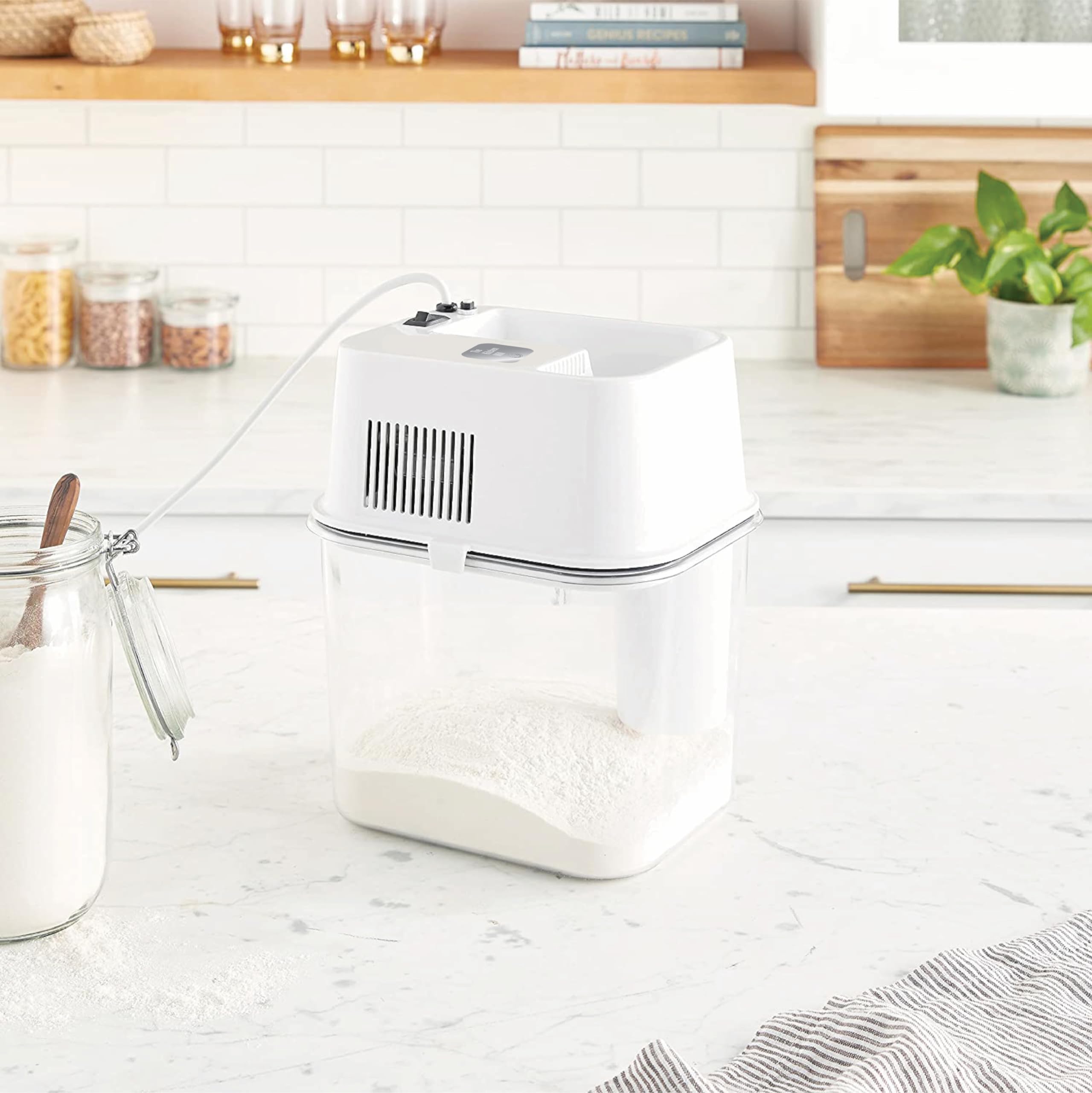 Electric Grain Mill for Wheat, Corn & Flour - High Speed Stainless Steel Grinder - Made in USA - Perfect for Baking, Cooking & Healthy Eating