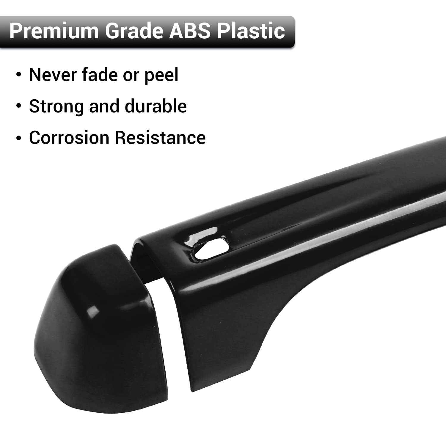 Jeep JL Door Handle Cover & Tailgate Handle Cover for 2018-2021 Jeep Wrangler JL JLU (Sports, Sahara, Rubicon) - 2 Door & 4 Door Exterior Accessories - Black - Durable Protection & Style Upgrade for Off-Road Adventures & Daily Driving
