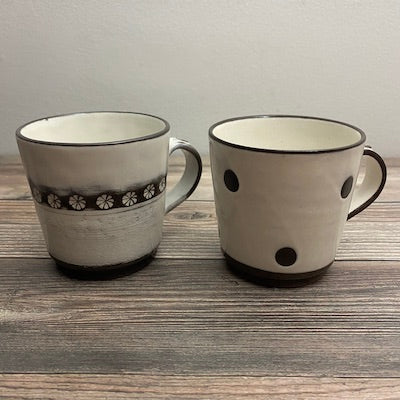 Premium Mishima Ceramic Coffee Mug - Handcrafted Japanese Tea Cup for Home & Office Use - Perfect for Hot Beverages, Tea, and Coffee Lovers