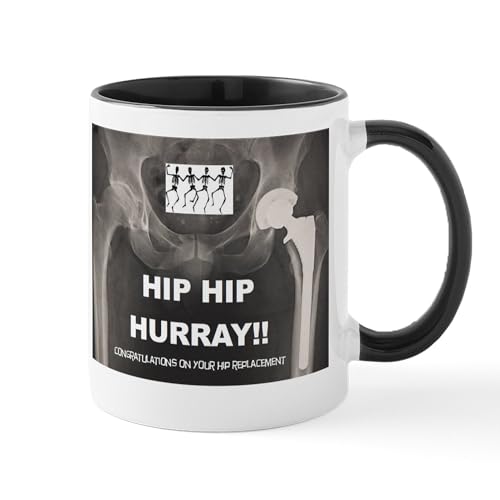 White/Black Inside - Hip Hip Hurray Congratulations On Your Hip Repla