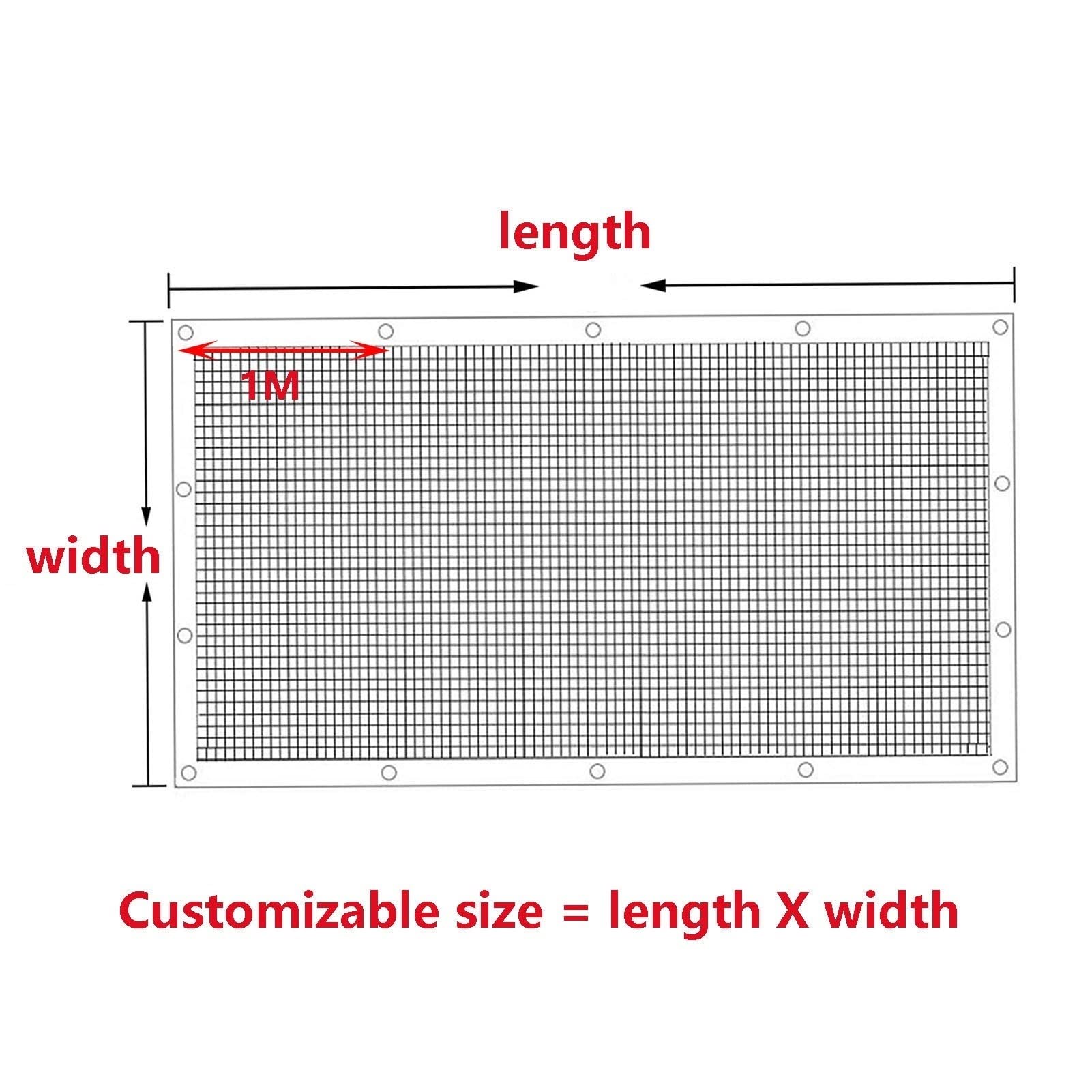 Premium UV-Resistant Sunblock Shade Cloth Net - 3x3m (9.8x9.8ft) Green Garden Mesh for Plant Cover, Greenhouse, Chicken Coop & Outdoor Shade | Durable Protection for Plants, Pets & Patio Furniture