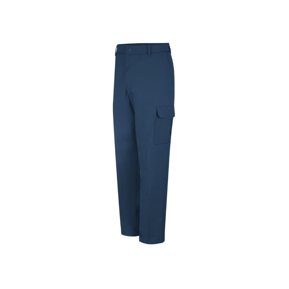 Red Kap Men's Cargo Work Pants PT88 - Durable Navy Blue Workwear for Construction, Landscaping & Outdoor Jobs | Comfortable Utility Pants with Multiple Pockets