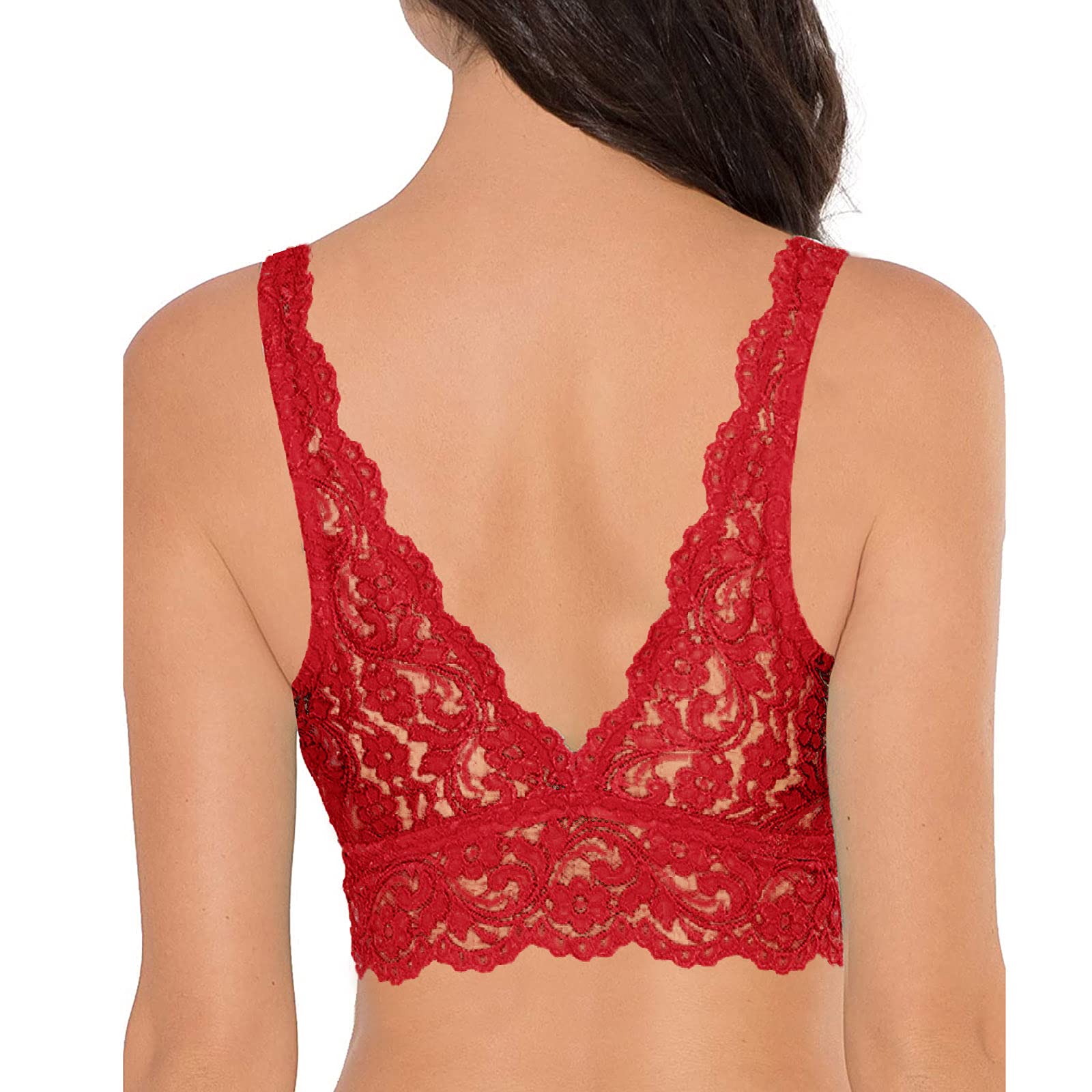 Sexy Women's Lingerie Set - Comfortable Wire-Free Yoga Cami Bra & Garter Belt for Everyday Wear, Date Night, Bridal Shower & Boudoir Photography