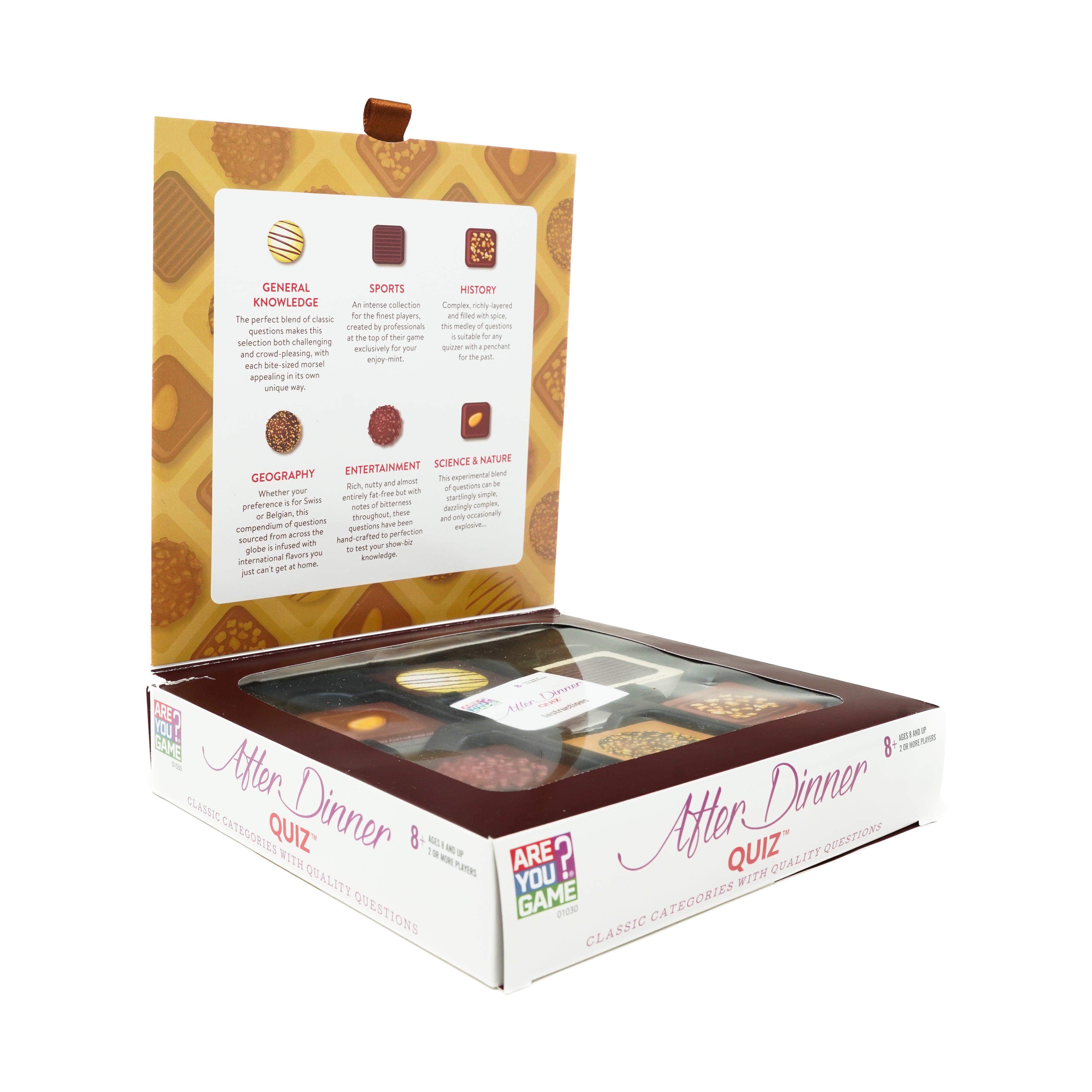 After Dinner Quiz Deluxe Trivia Game Box - Fun Family Trivia Game for Adults & Teens - Perfect for Parties, Game Nights & Family Gatherings