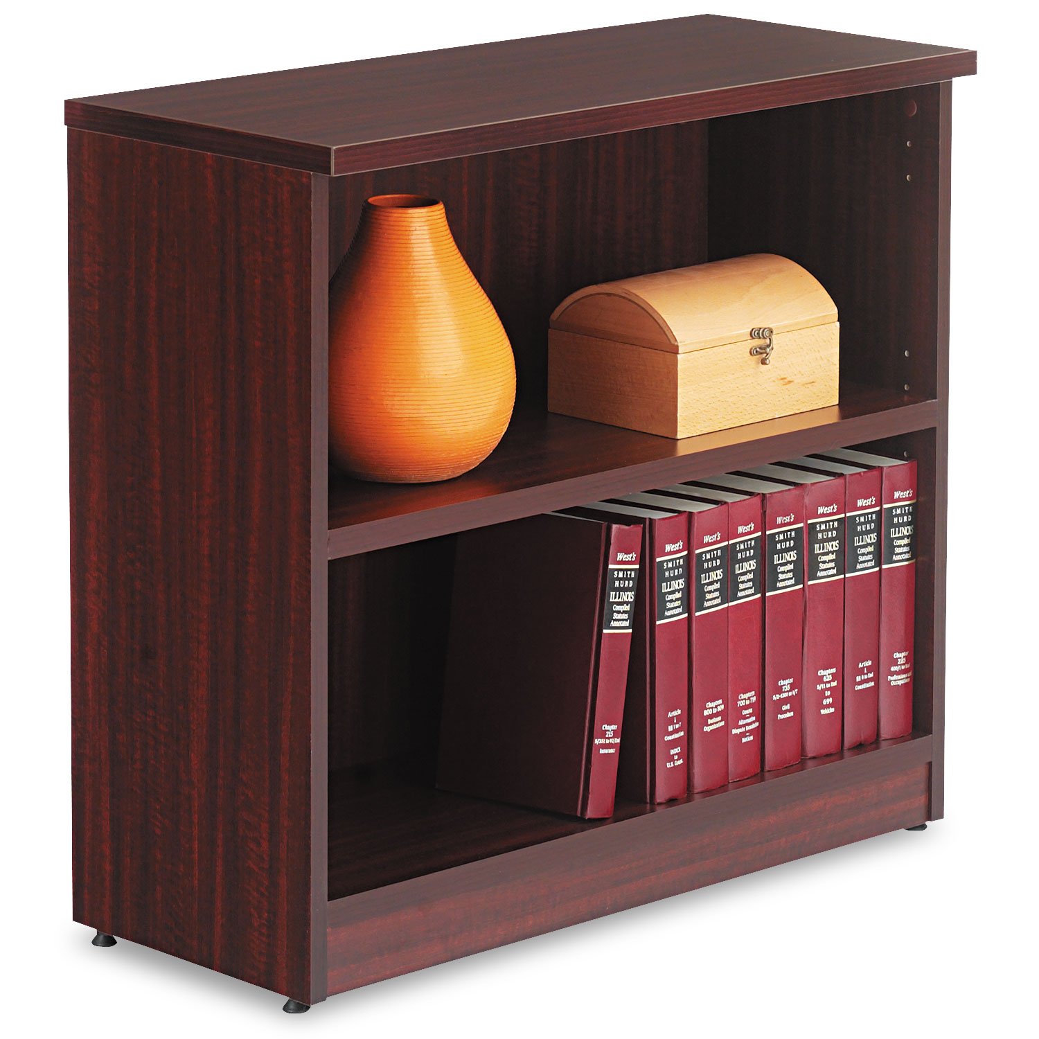 Alera Valencia Series Bookcase - 5-Shelf Wooden Bookcase for Home & Office, Stylish Storage Solution for Books, Decor & Essentials | Perfect for Living Room, Bedroom, Study & Office Organization