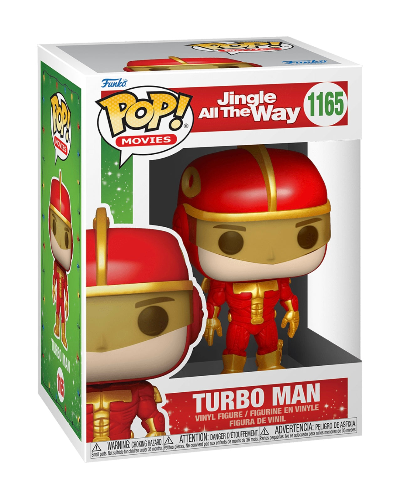 Turbo Man Pop! Vinyl Figure #1165 - Funko Pop Christmas Collectible - Perfect for Holiday Decor & Movie Fan Gifts
