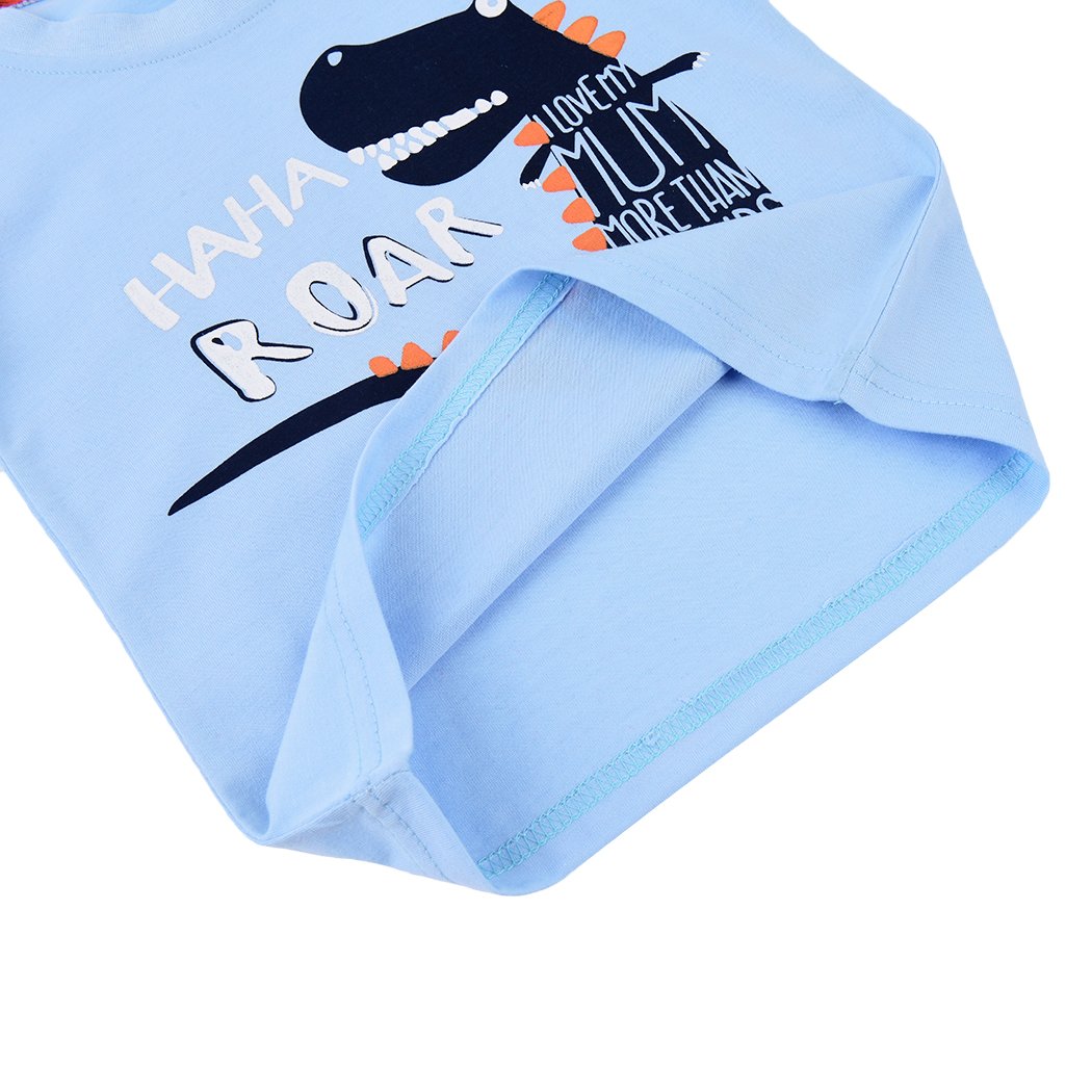 DDSOL Boys' Cotton Dinosaur Graphic Sweatshirt - Cute & Comfortable Top for Kids, Playdates & School Outfits