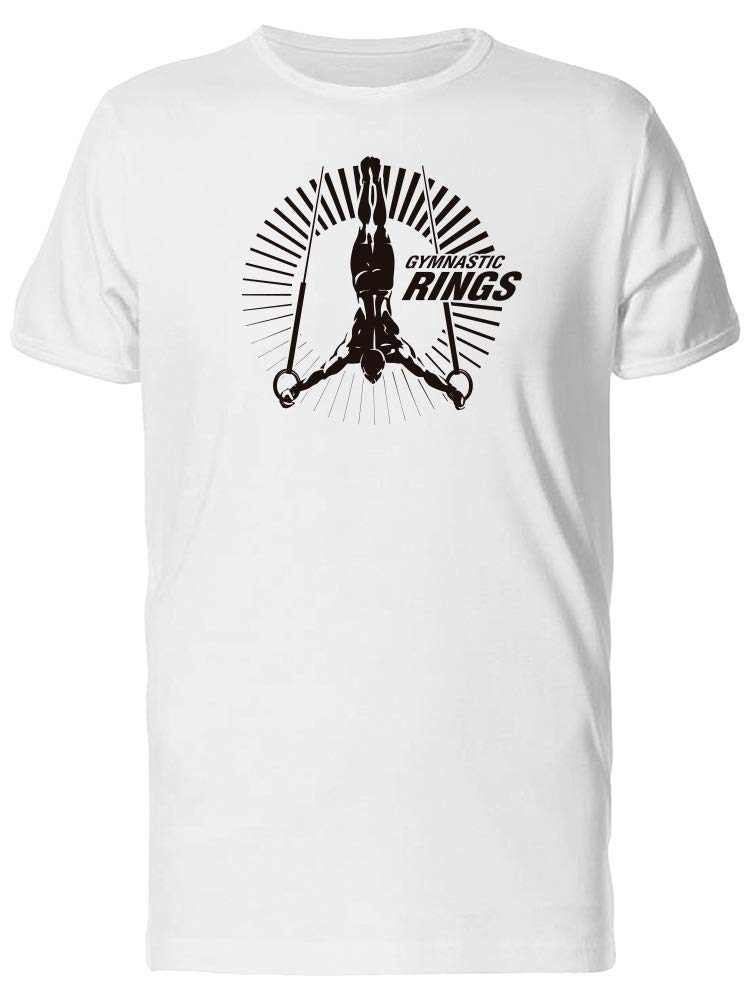 Grunge Style Gymnastic Rings Graphic T-Shirt for Men - Workout, Gym & Streetwear Fashion