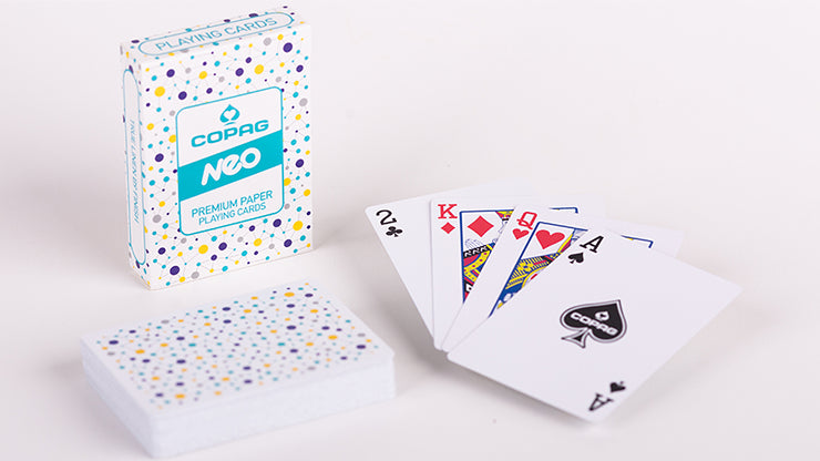 Copag Neo Series (Connect) Playing Cards - Premium Casino Quality Poker Cards for Blackjack, Poker & Card Games - Perfect for Home Game Nights & Casino Parties
