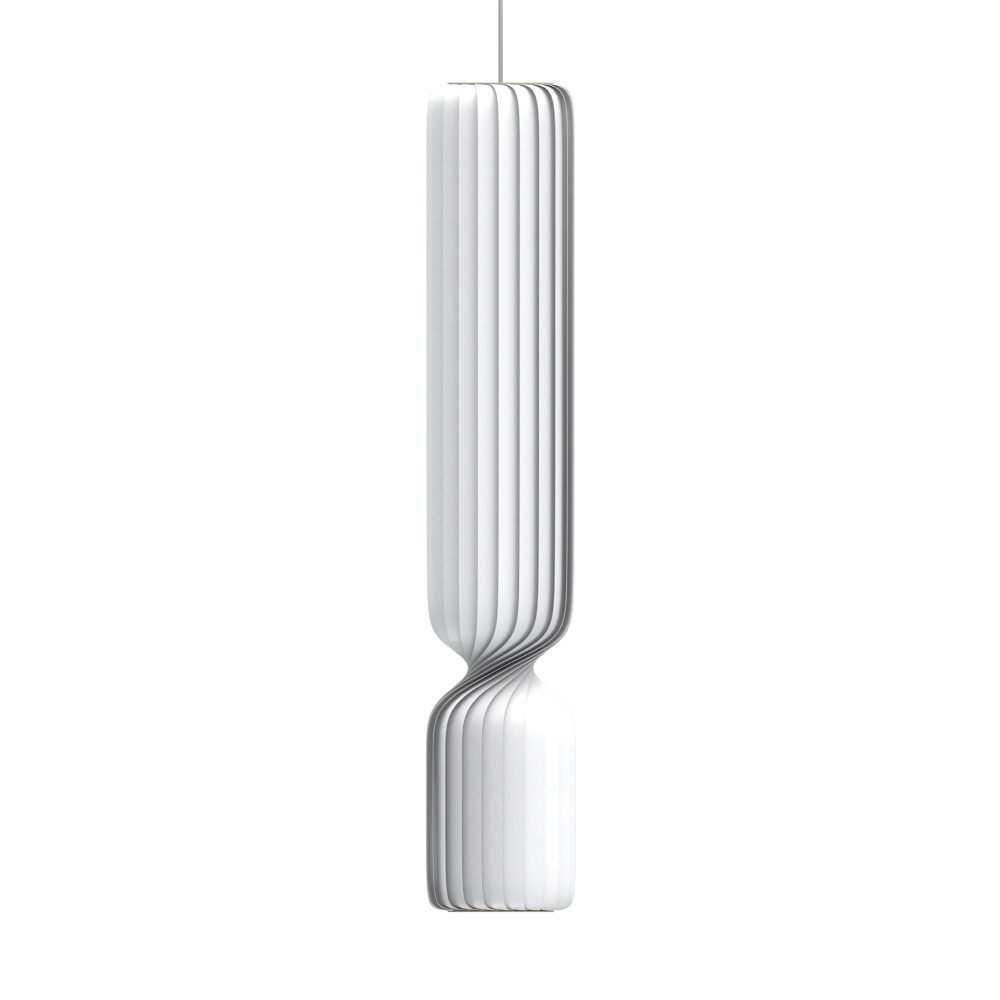 TOM ROSSAU TR41 Pendant Light – White PC/Non-Woven Fabric, 3 Sizes Available – Perfect for Dining Room, Kitchen Island & Modern Home Decor