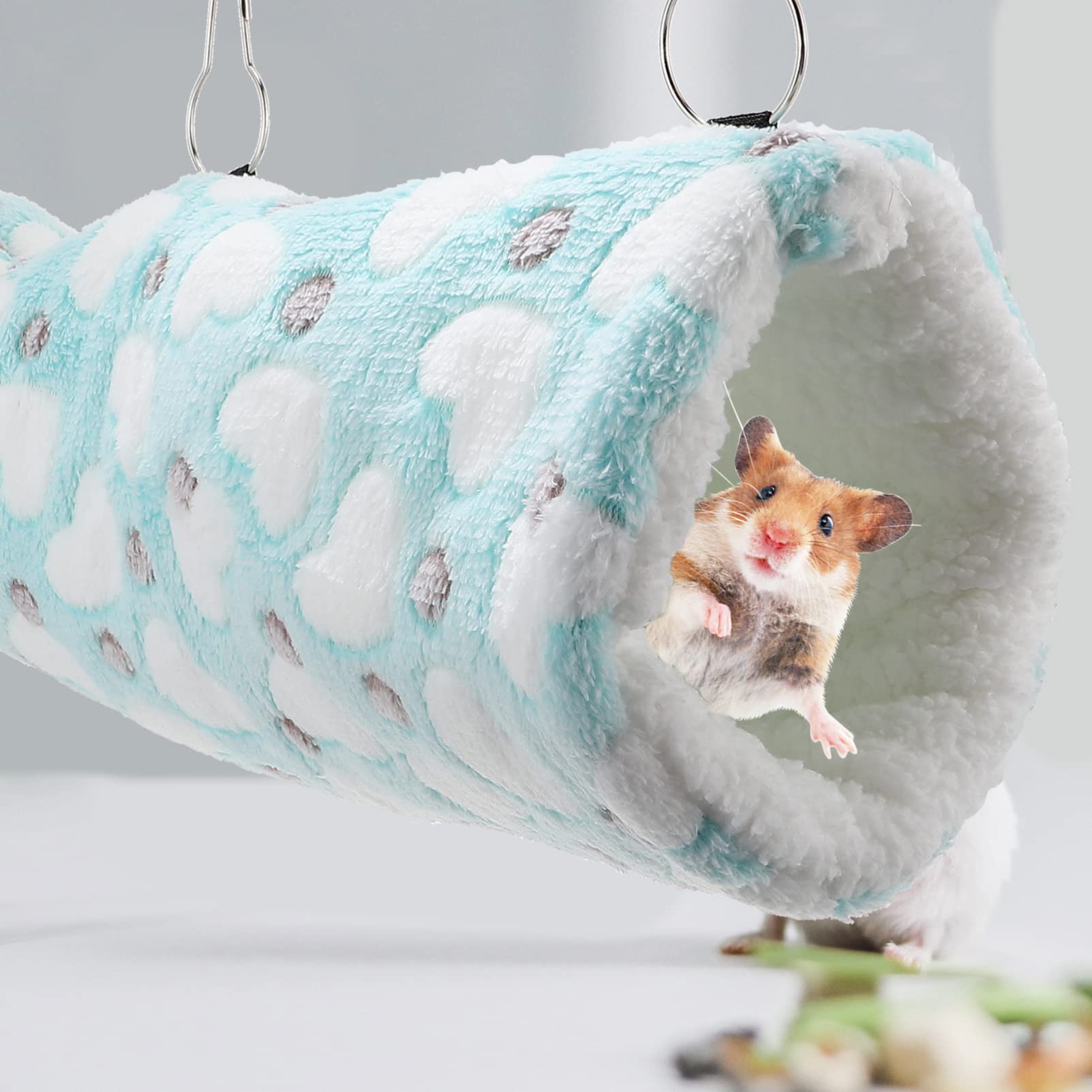 Balacoo Hamster Tunnel Nest & Bunk Bed - Cage Accessories for Small Pets - Play & Sleep Comfort