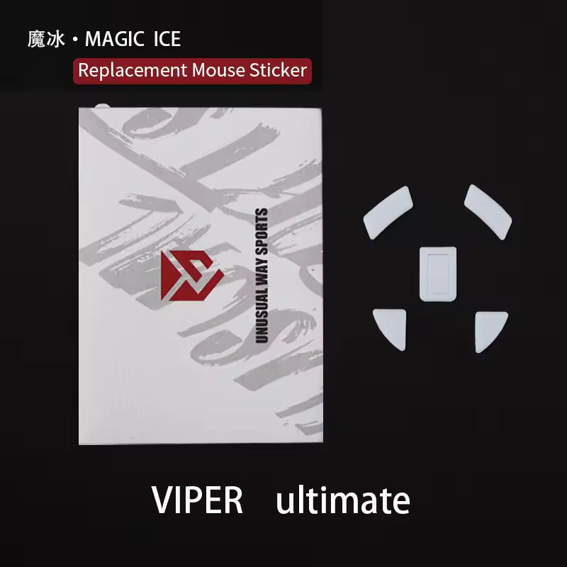 Unusual Way Sports Magic Ice Mouse Skates - Razer Viper Ultimate Wireless Gaming Mouse - Perfect for Ice Skating, Gaming & Esports Tournaments