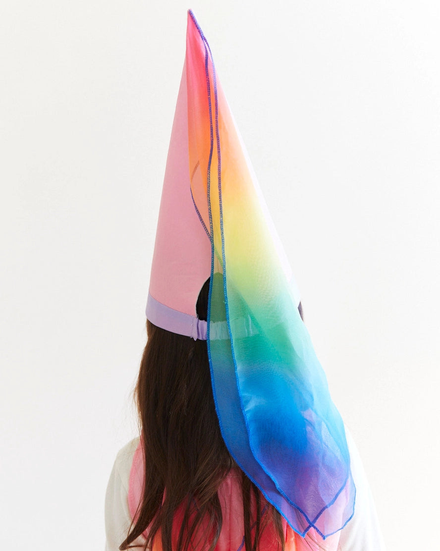 100% Pure Silk Princess Hat for Kids Dress Up - Elegant Costume Accessory for Birthday Parties, Halloween & Photo Shoots