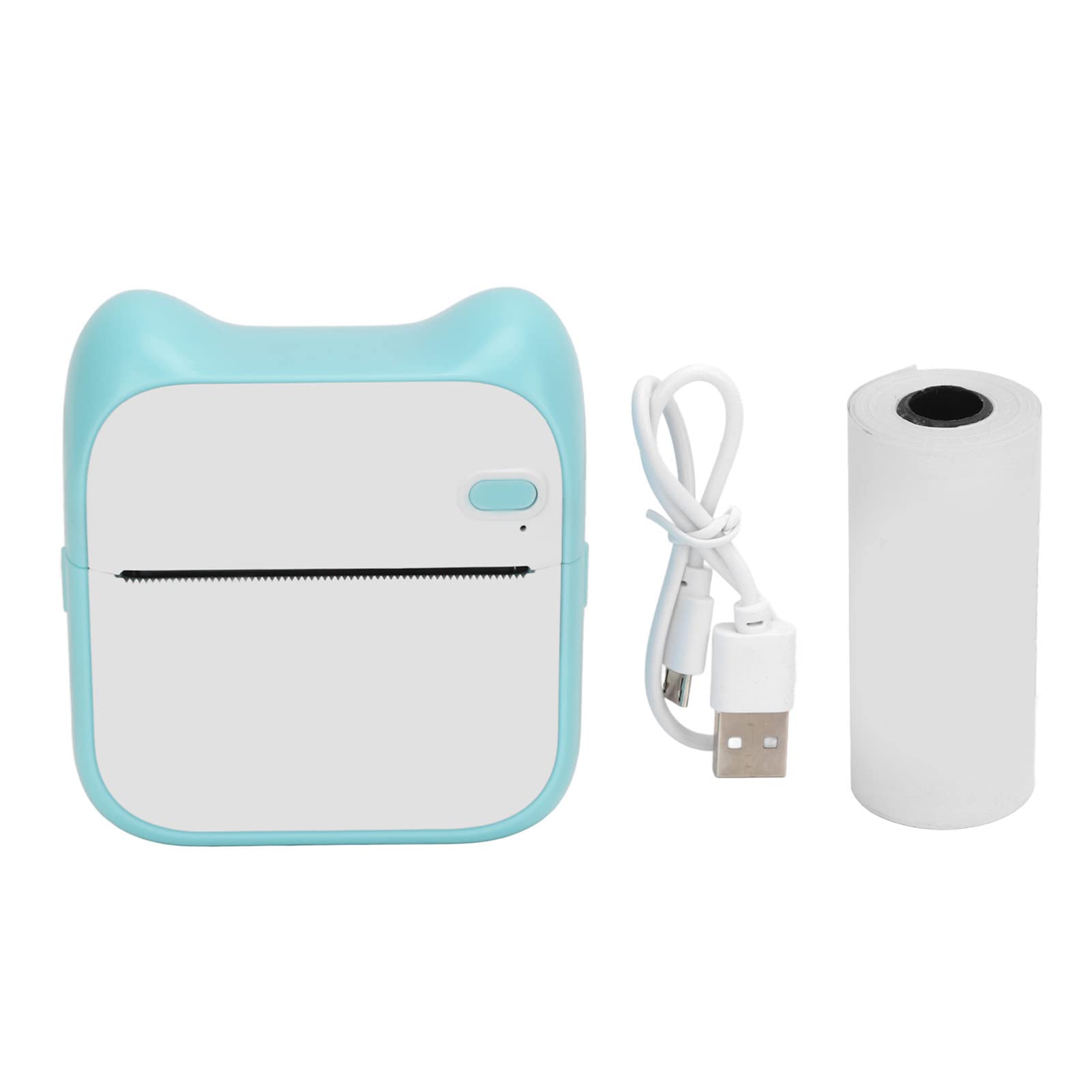 Wireless Bluetooth Label Printer - Portable Handheld Mini Printer 203DPI, USB Rechargeable 1000mAh Battery, Inkless Printing for iBleem | Perfect for Shipping Labels, Inventory Management & Small Business Organization