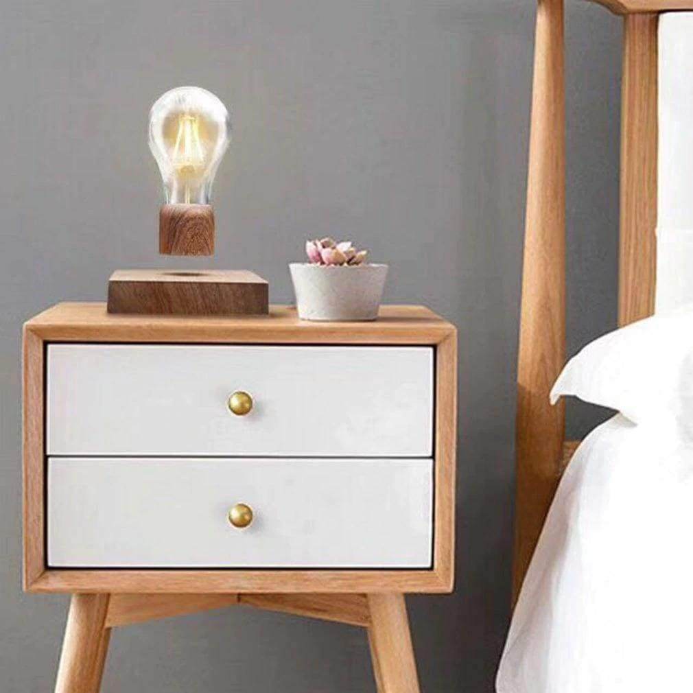 Magnetic Levitating Light Bulb - Floating LED Desk Lamp with USB Power, Cool Gadget for Home Office Decor & Unique Gift Idea (Perfect for Bedroom, Living Room, or Workspace Lighting)