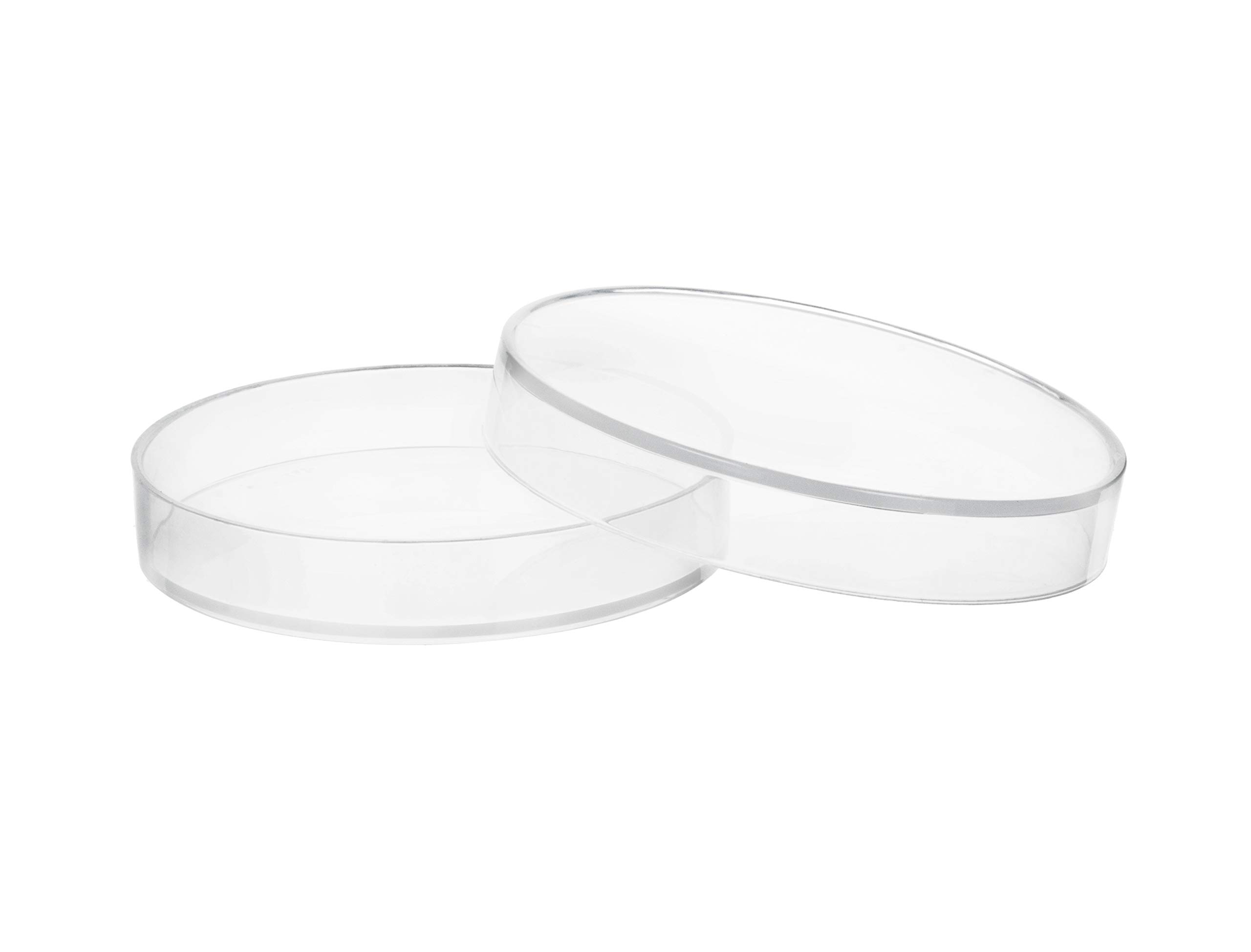EISCO Reusable Polypropylene Petri Dishes with Lids - 95mm (3.75