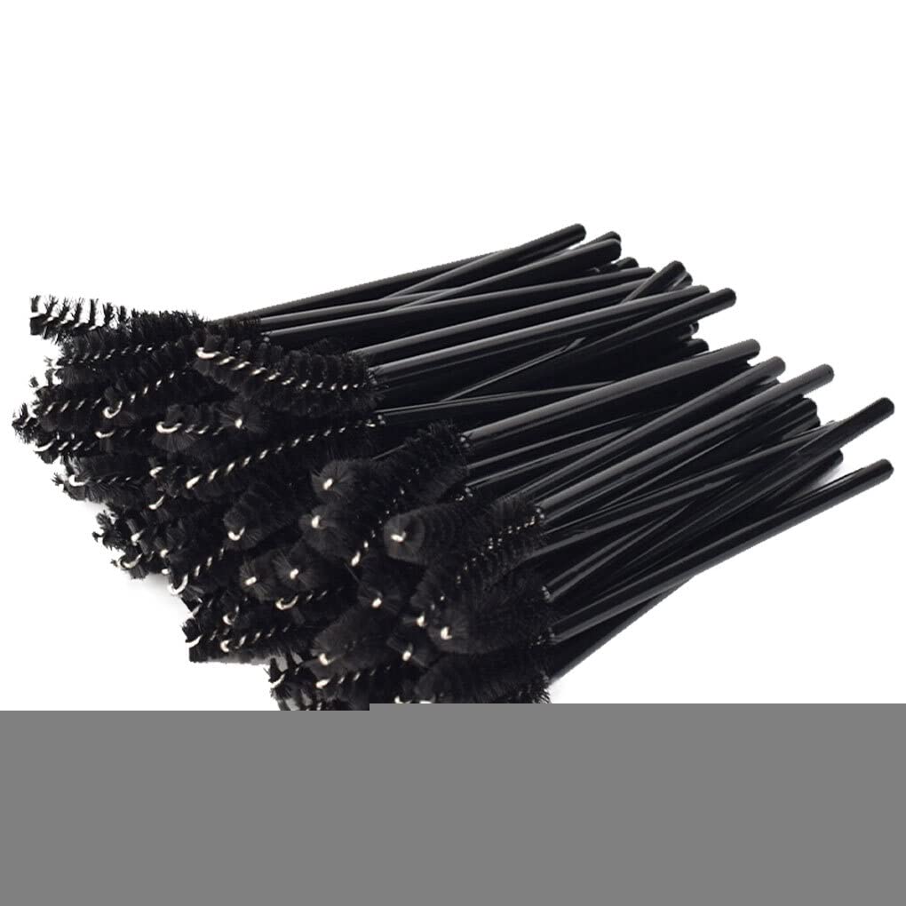 50 Pieces Eyelash Spooly Brushes - Professional Lash Wand Curlers & Eyebrow Brushes Set for Lash Extensions, Makeup Application & Grooming - Perfect for Salon, Home Use & Travel Beauty Kit