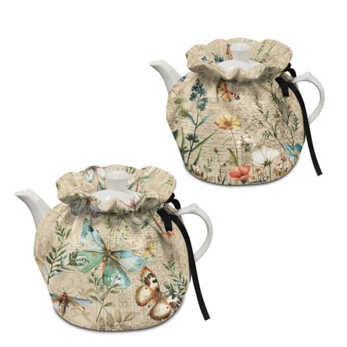 Vintage Butterfly Flower
