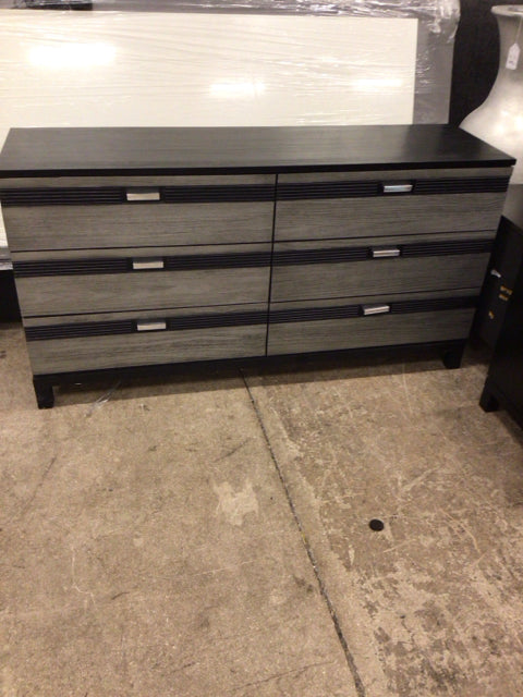 RTG Gardenia Silver Dresser with Mirror - Modern Bedroom Dresser with 6 Drawers, Full-Length Mirror & Soft-Close Drawers - Perfect for Bedroom Storage, Dorm Room, Guest Room & Apartment Decor