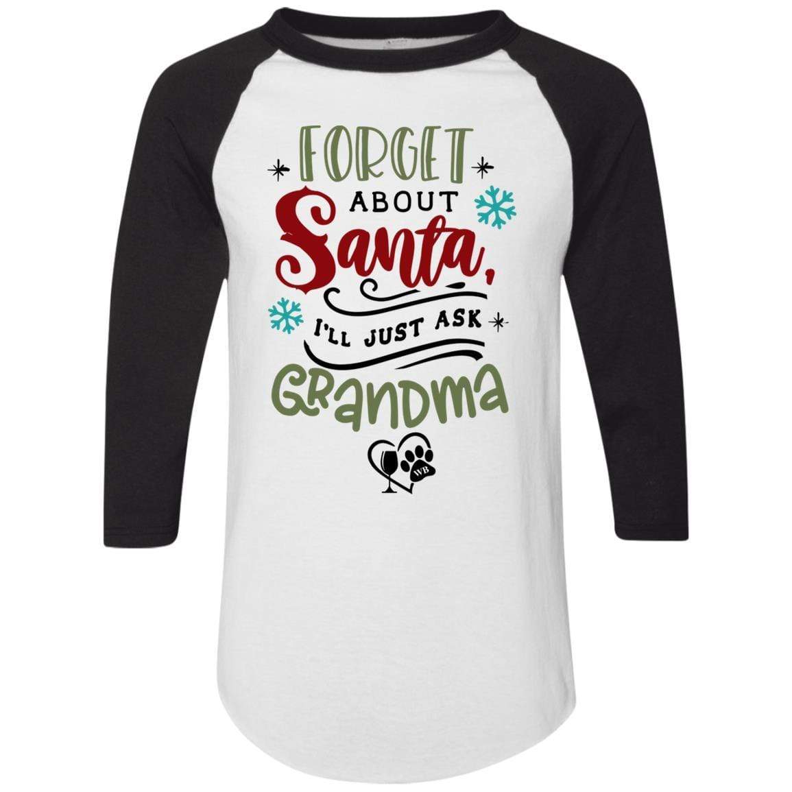 WineyBitches.Co Colorblock Raglan Jersey - Women's Trendy Baseball Tee for Casual Wear & Night Out