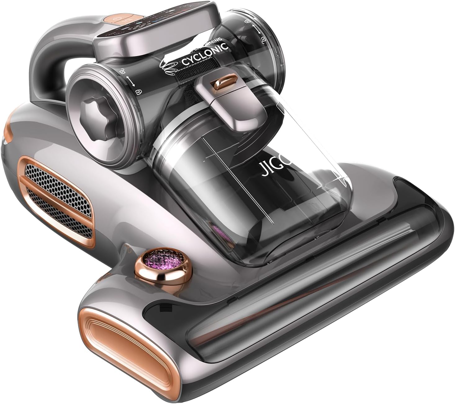 T600 UV-C Light Bed Vacuum Cleaner - 15KPa 700W Powerful Suction, Smart Dust Sensor, Ultrasonic & Heating Technology with HEPA Filter - Corded Handheld Vacuum for Mattress, Sofa, Carpet and Pet Hair Cleaning