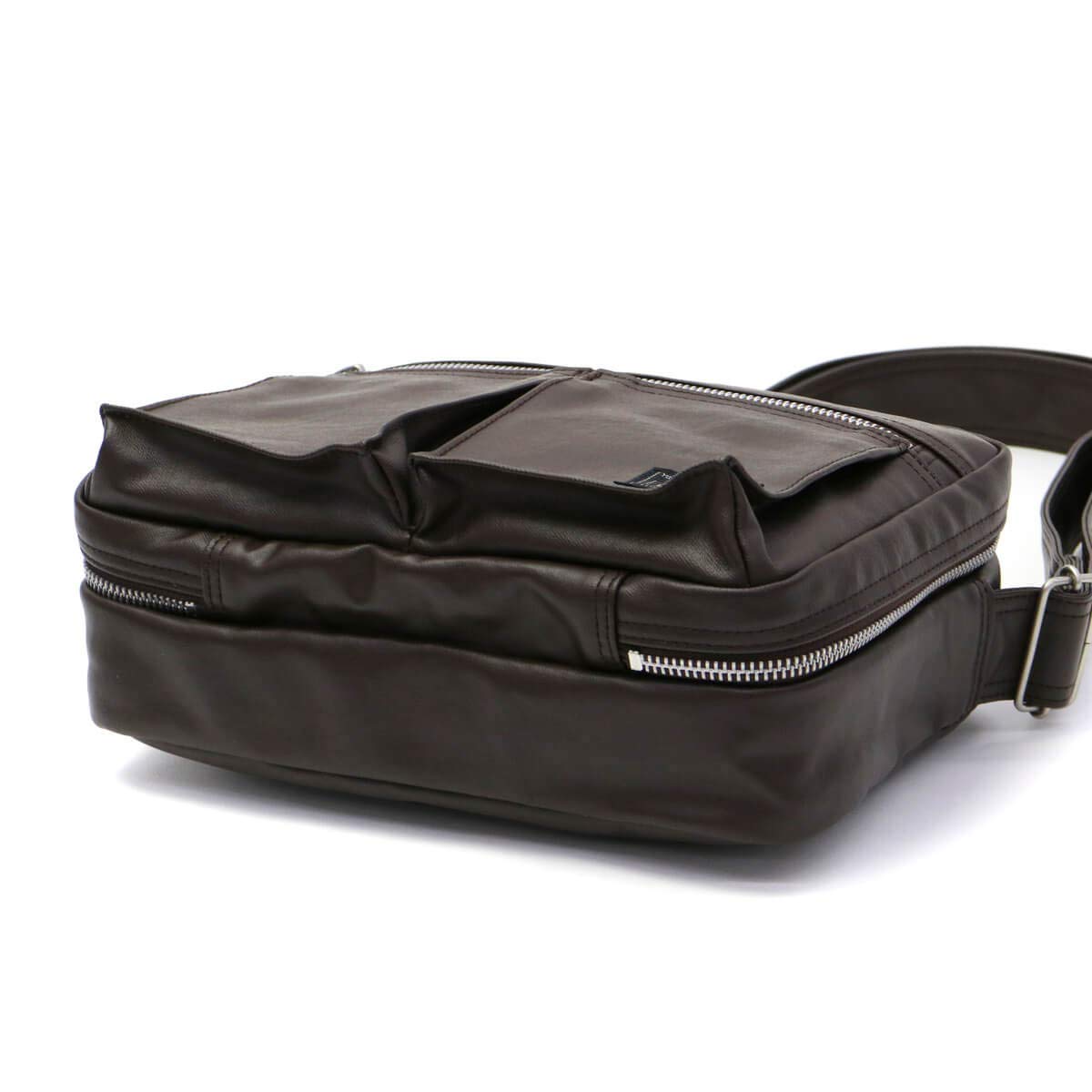Yoshida Porter Freestyle Shoulder Bag Black 707-08212 - Stylish & Durable Crossbody Bag for Travel, Work & Everyday Use