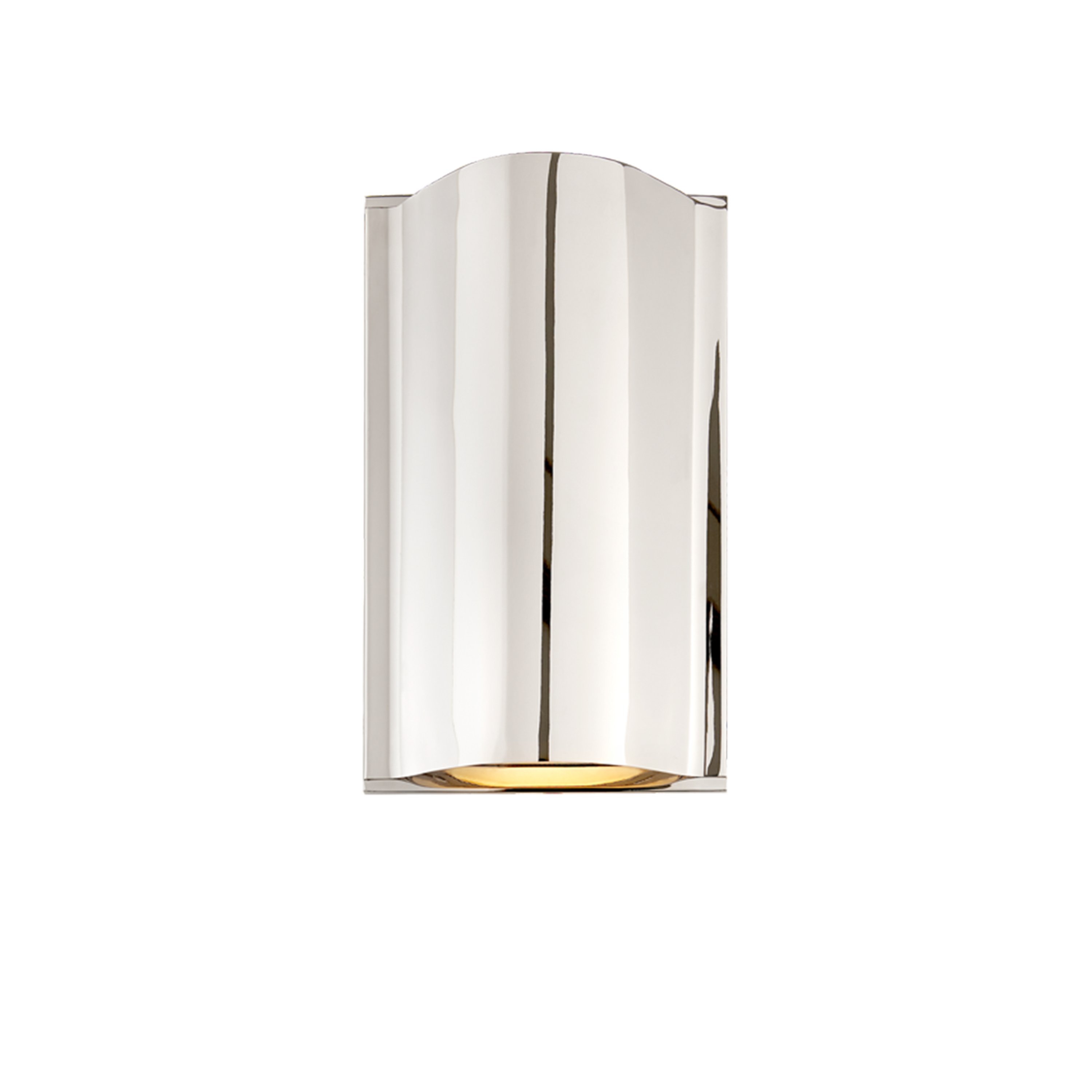 Avant Small Curve Sconce Wall Light - Modern Minimalist Brass Finish for Bedroom, Living Room & Hallway Lighting Decor