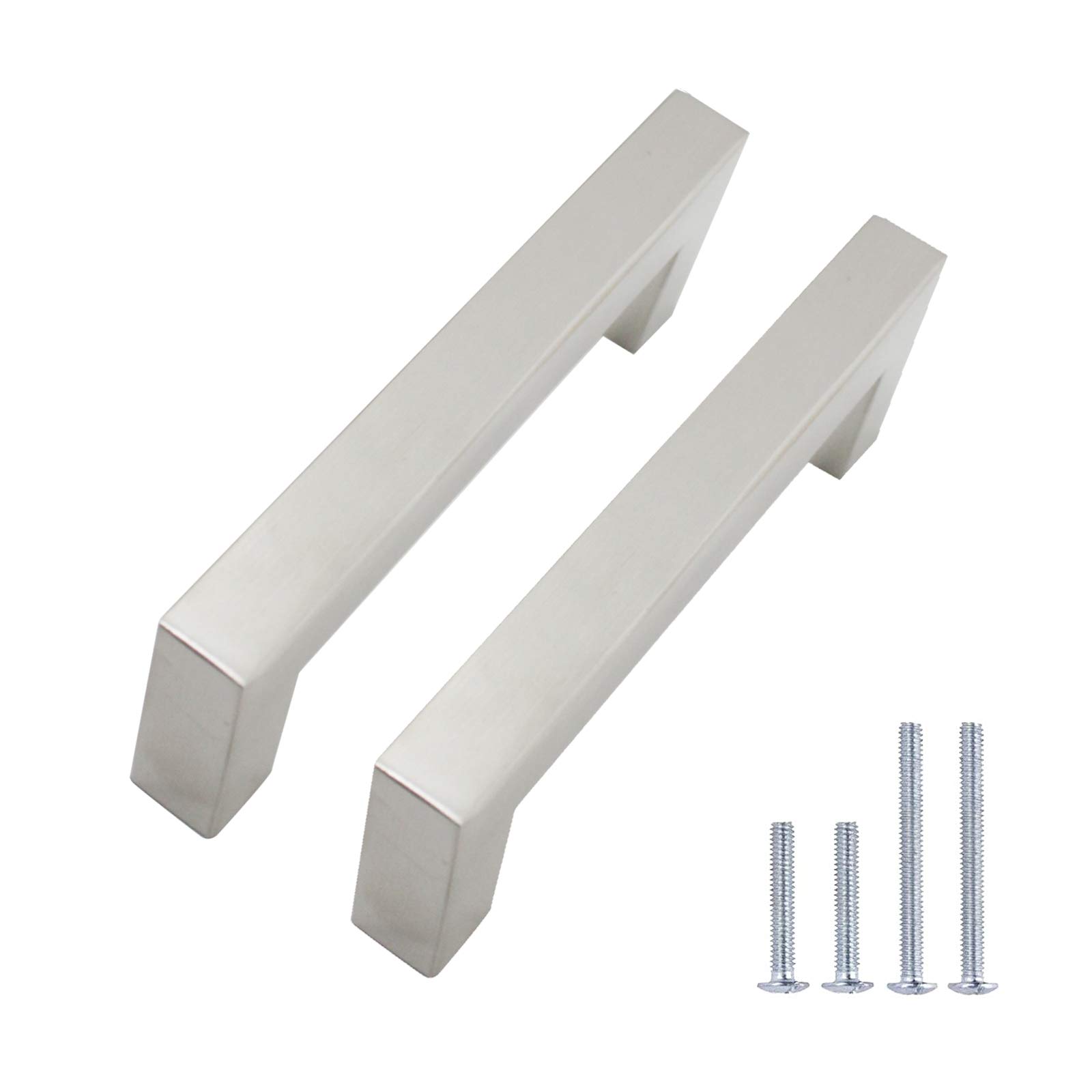 Satin Nickel Cabinet Pulls for Kitchen & Bath - 1 Pack