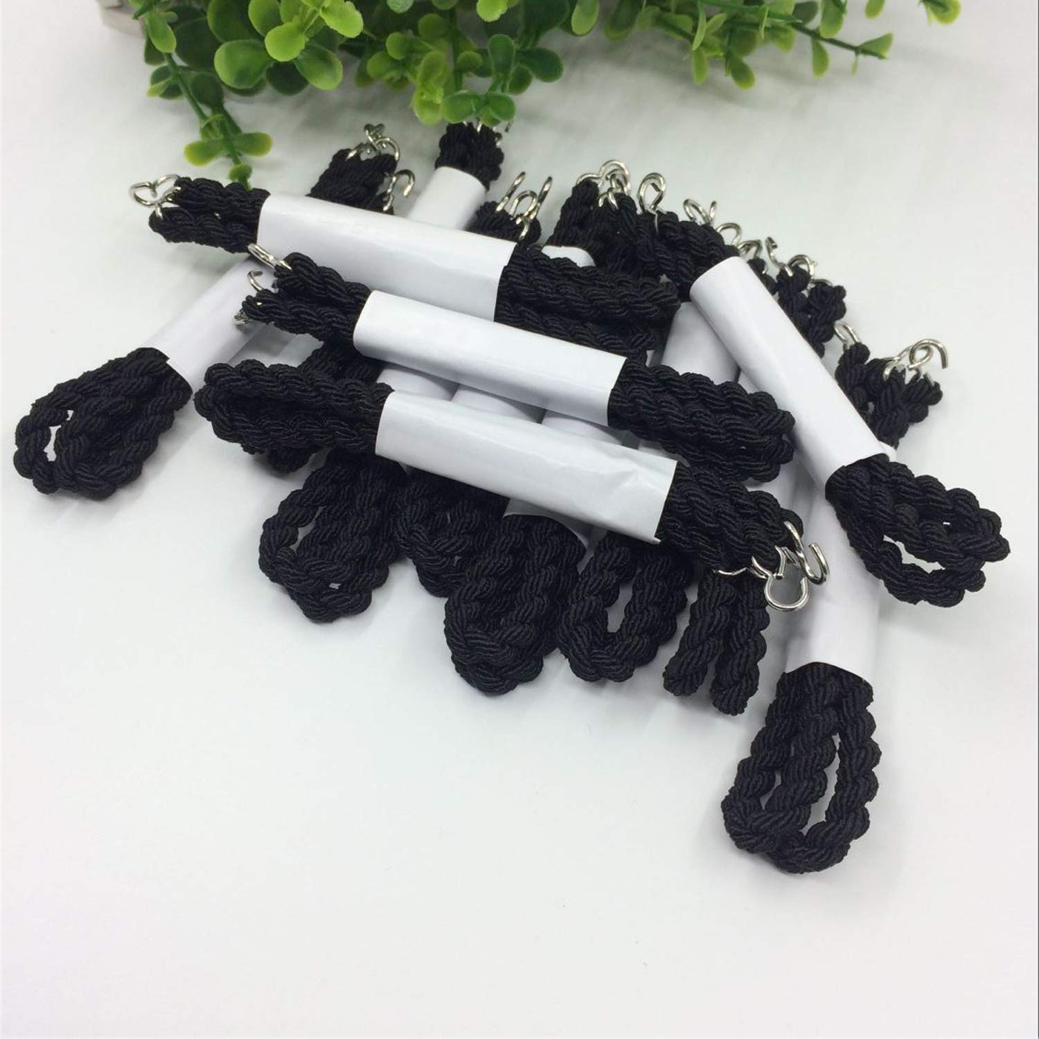JAMEGIO 24-Piece Military Boot Bands with Metal Hooks - Elastic Blousing Straps for Army, Tactical & Work Boots - Secure Fit for Uniforms, Hiking & Outdoor Activities